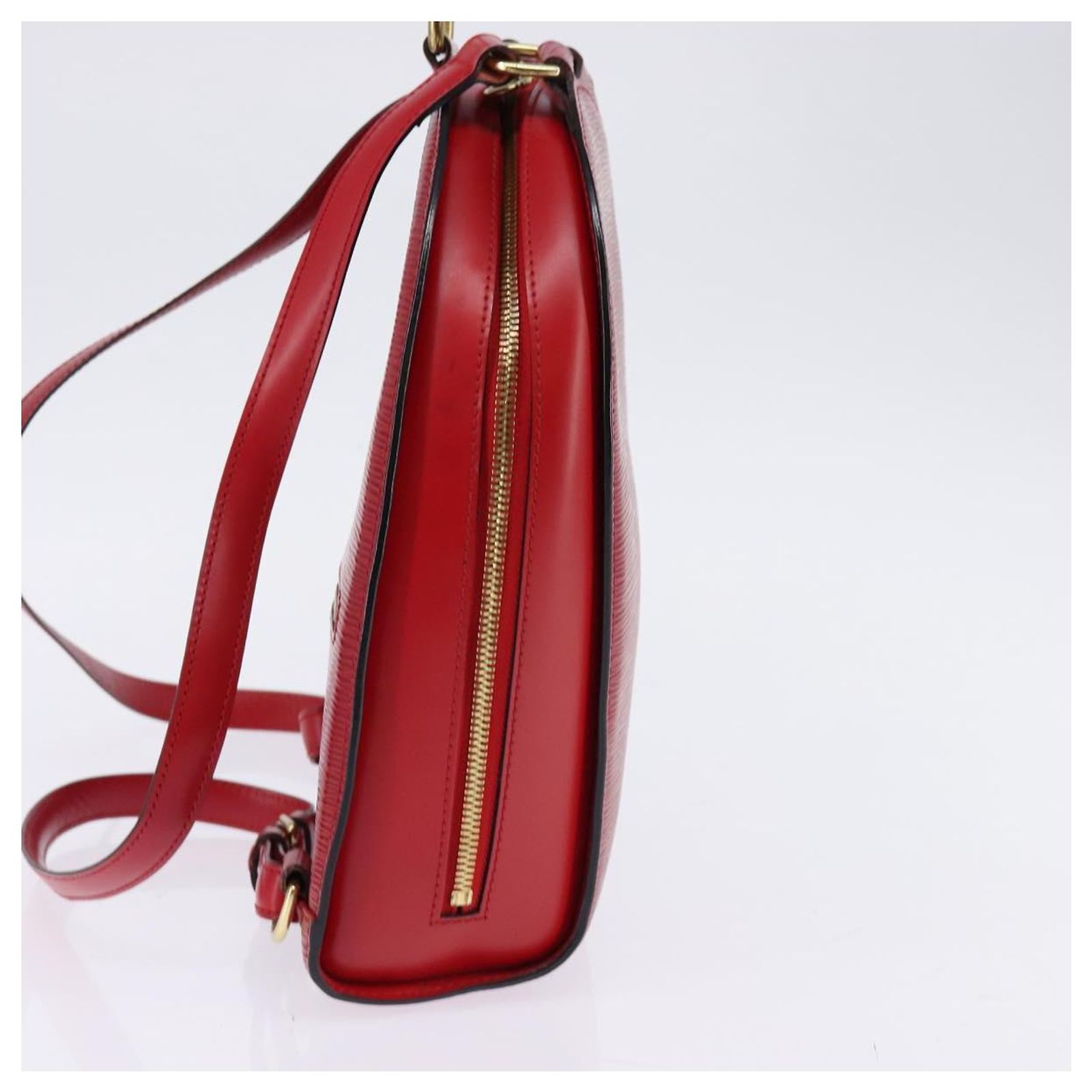 LOUIS VUITTON Epi Mabillon Backpack Castilian Red M52237 LV  display picture 3