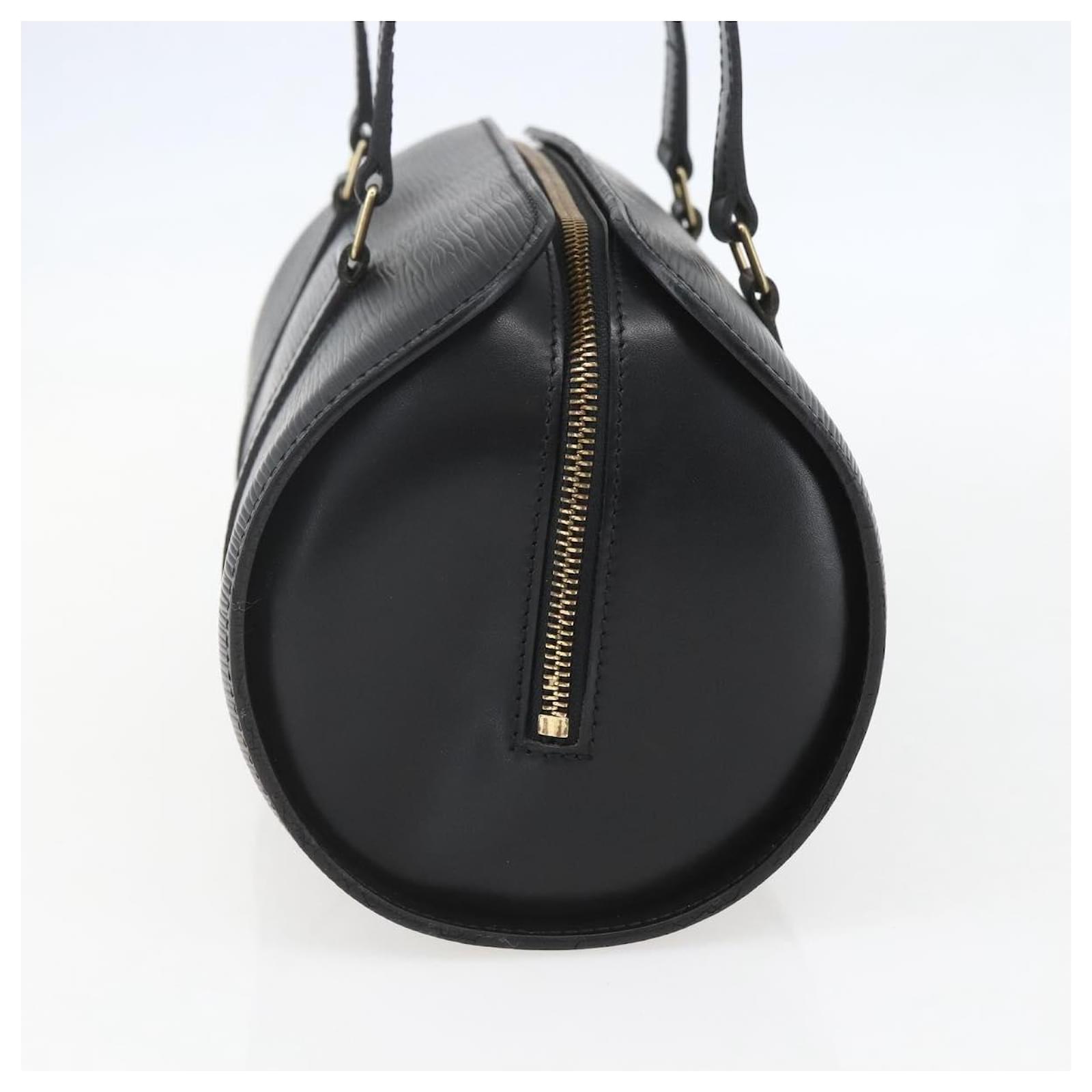 LOUIS VUITTON Epi Soufflot Hand Bag Black M52222 LV Auth 159766