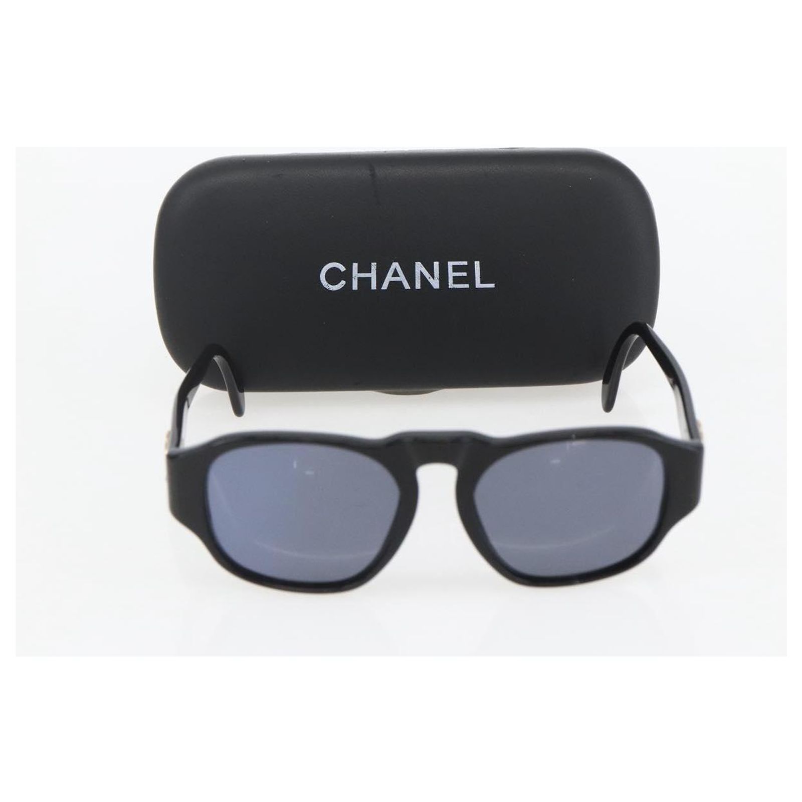 CHANEL Sunglasses Plastic Brown CC Auth sw1211 CHANEL Sunglasses plastic Black CC Auth 156145 ref.2715403  main image 3