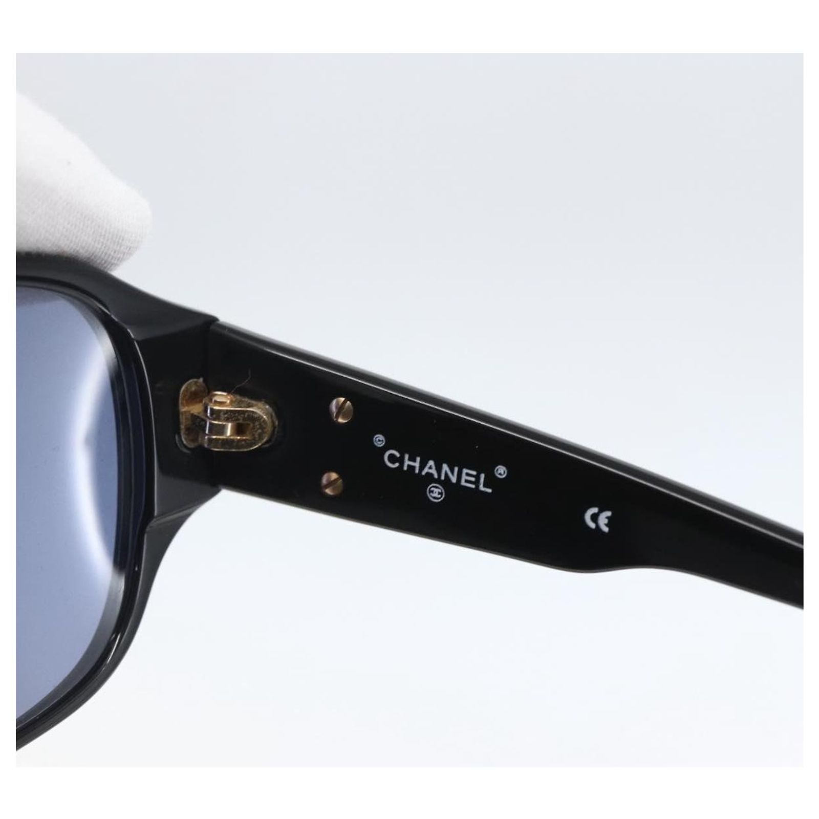 CHANEL Sunglasses plastic Black CC Auth 156145 ref.2715403  display picture 1