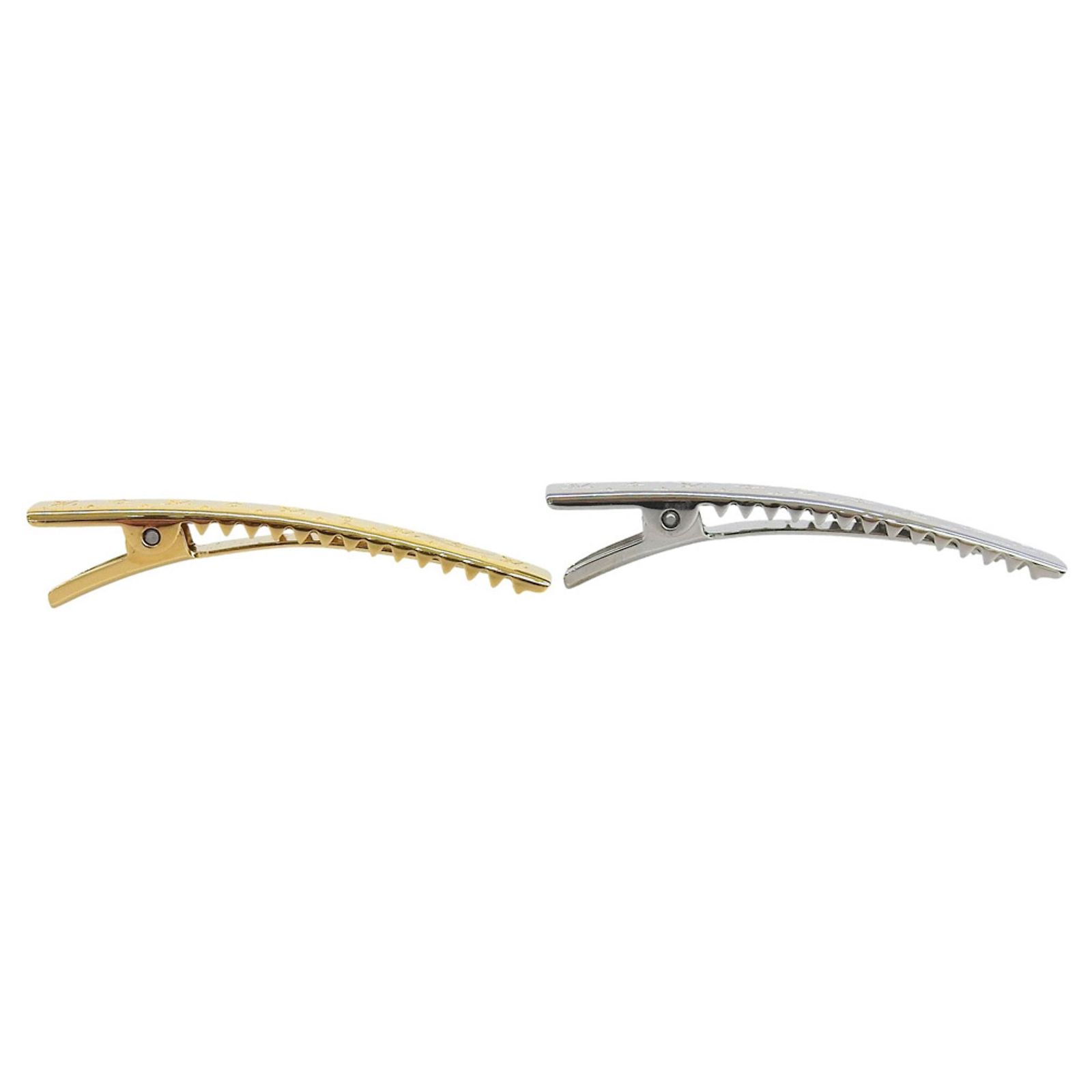 LV Fashion Silver Hair Pin Set - Metallic Silver ELLEFashion: Set against the energy of New York, Louis  main image 4