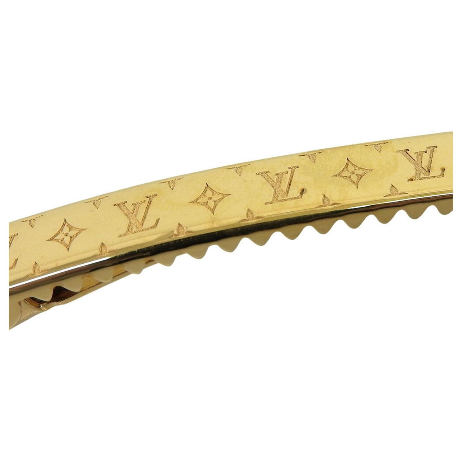 Louis Vuitton Hair Clip Set Silvery Golden Metal ref.2716809 (Sold