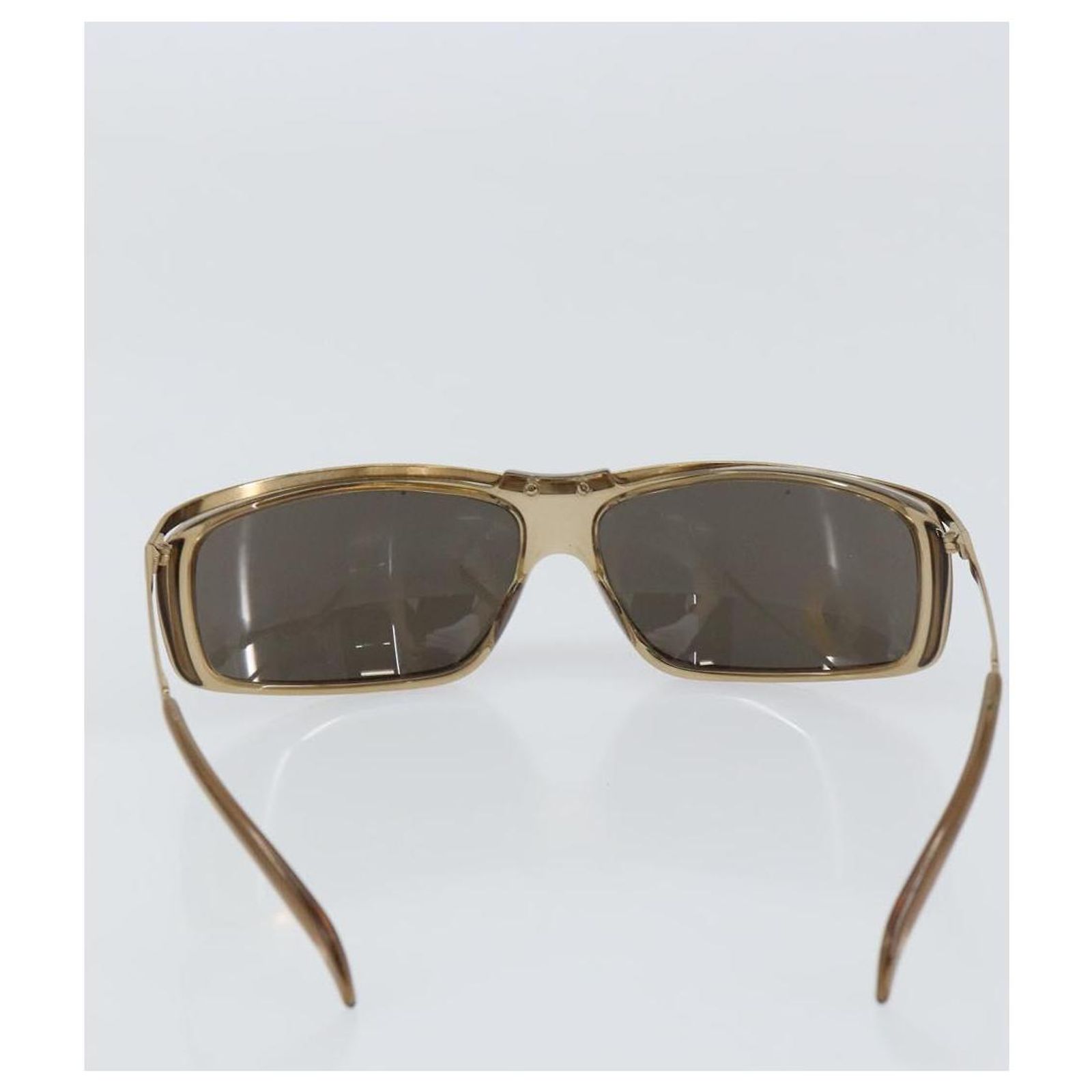 GUCCI Sunglasses metal Brown Auth am10055 Gucci Gg2077S M (55 - 17) with Brown lenses and Tortoise  main image 3