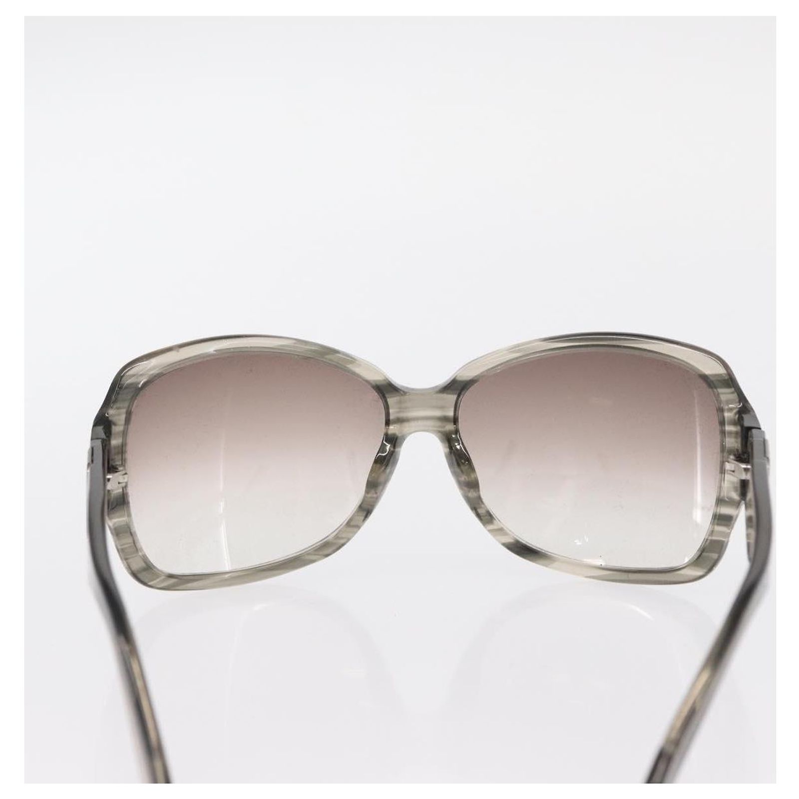 GUCCI Sunglasses plastic Gray Auth BA8964 Brown ref 