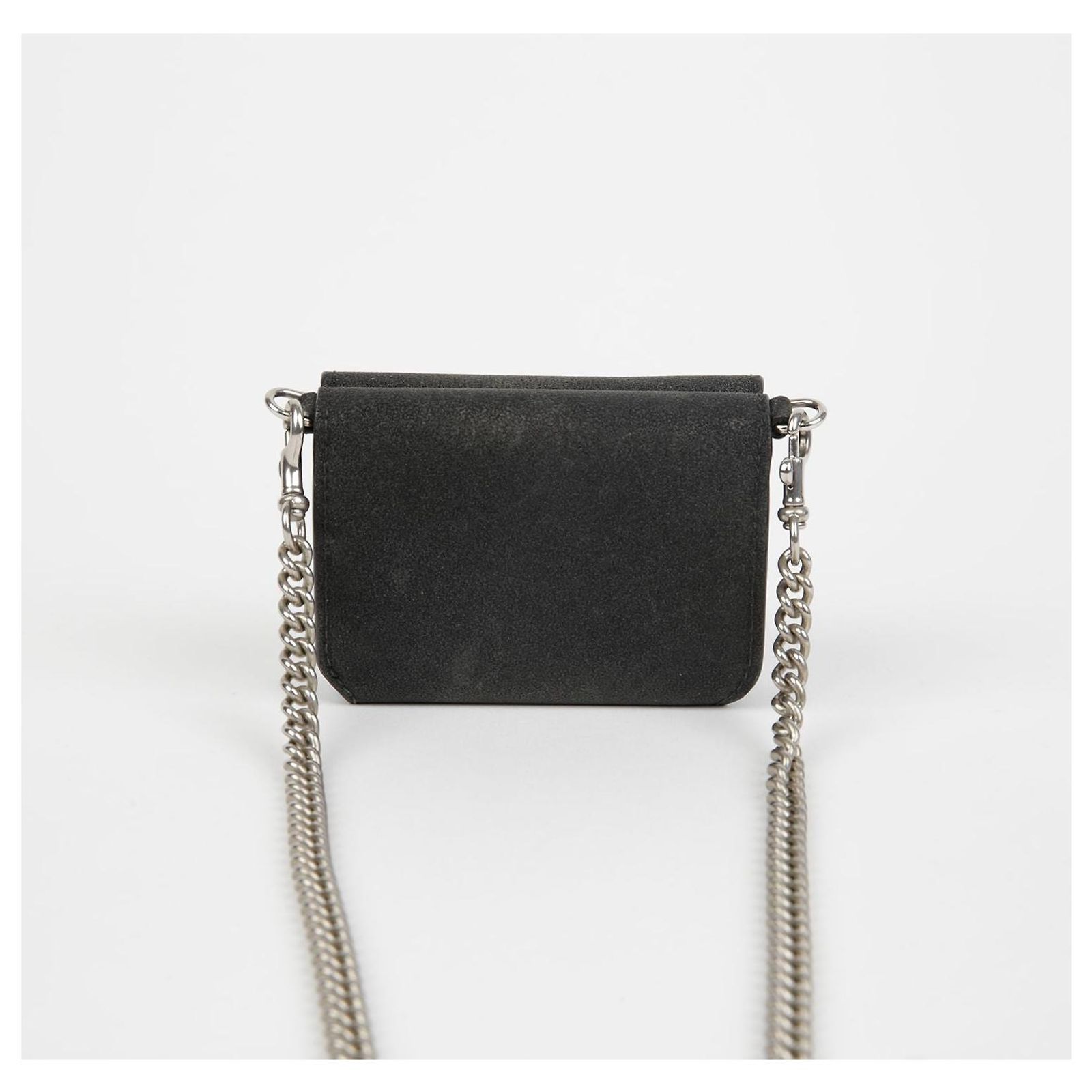 Balenciaga Mini Cash Chain Wallet Black Leather ref.JC2731409 