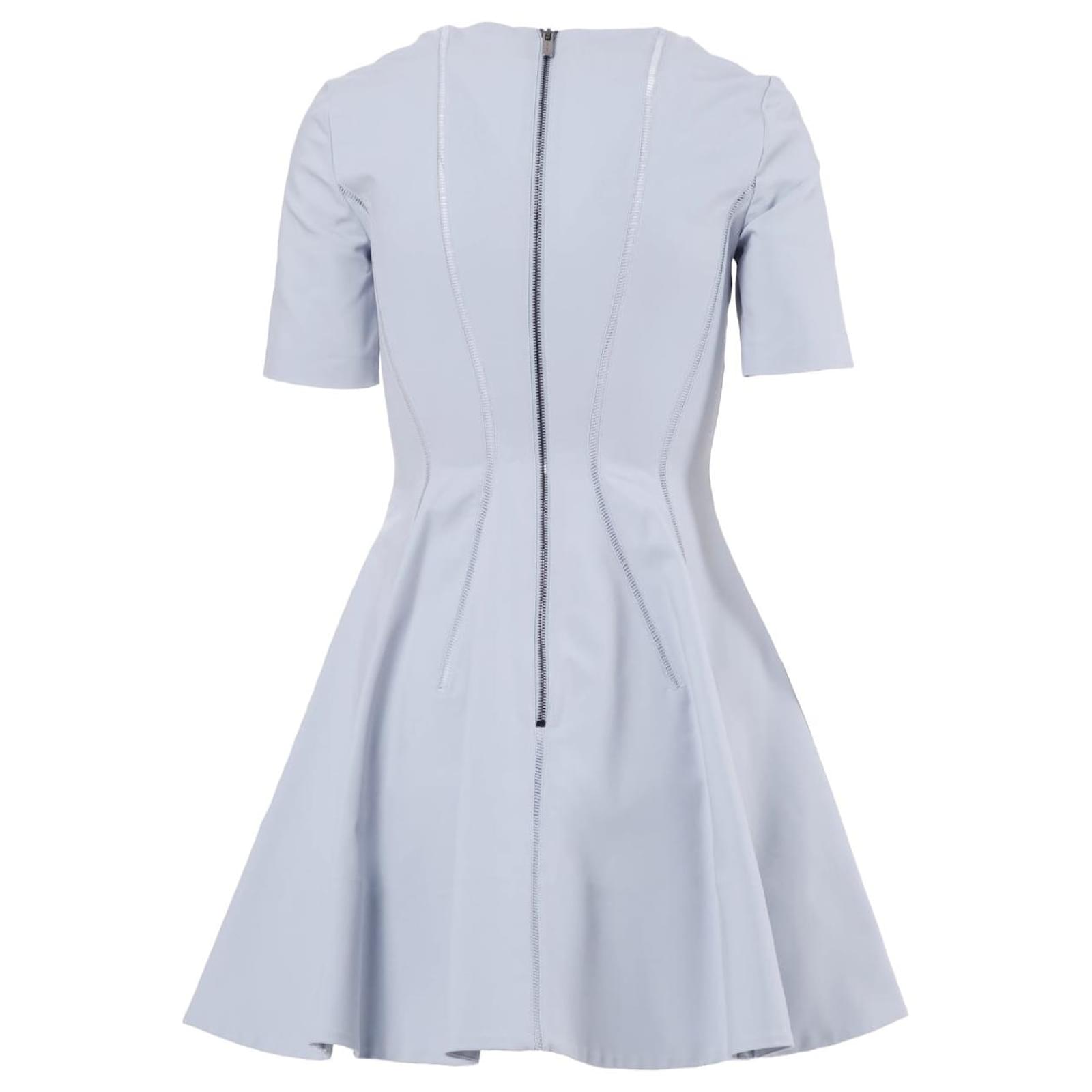 miu miu cocktail dress MIU MIU RESORT 2015 Runway Dress By Prada Crystal Embellished Long Sleeve IT 40