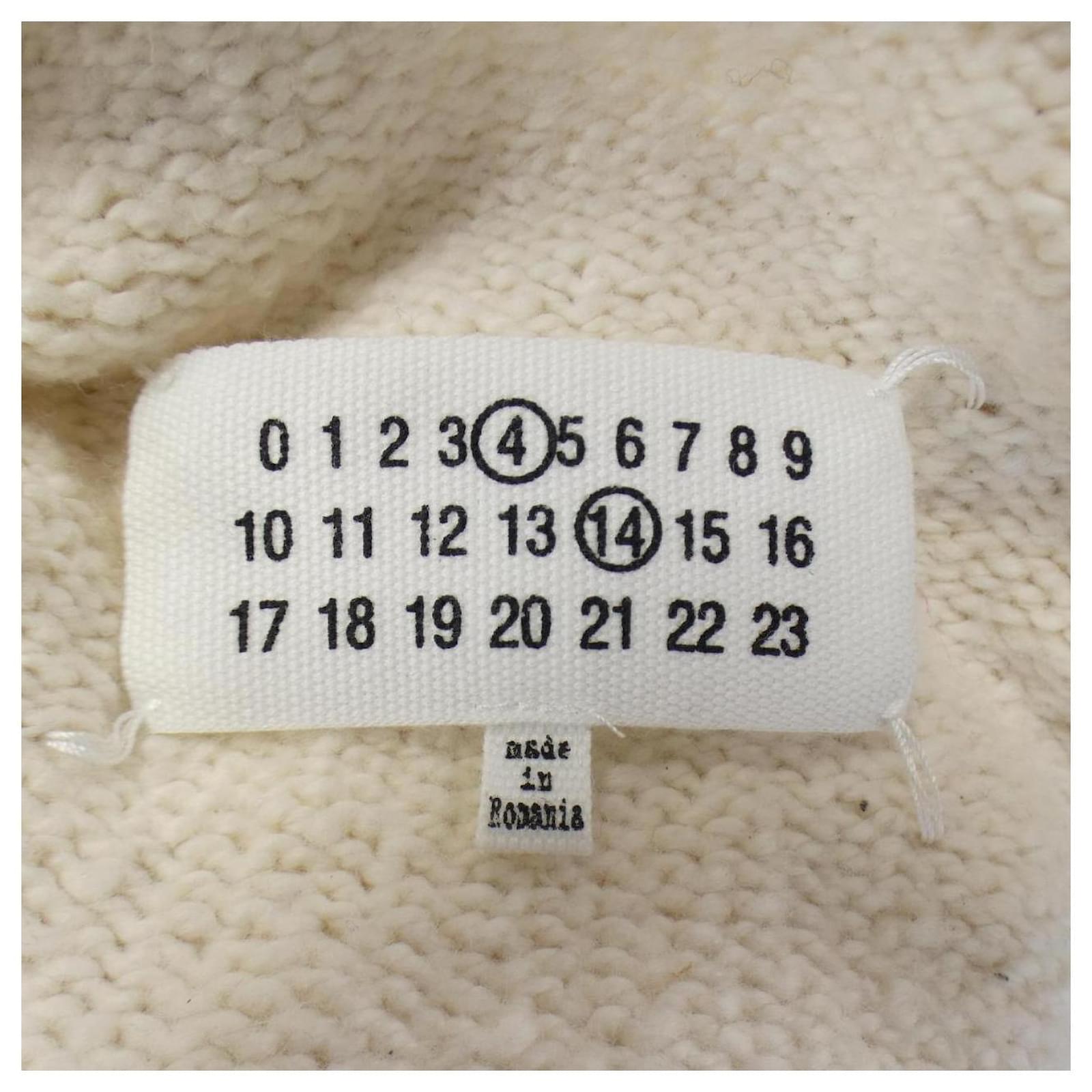 Maison Martin Margiela Maison Margiela SI0GP0001 Knit White Cotton