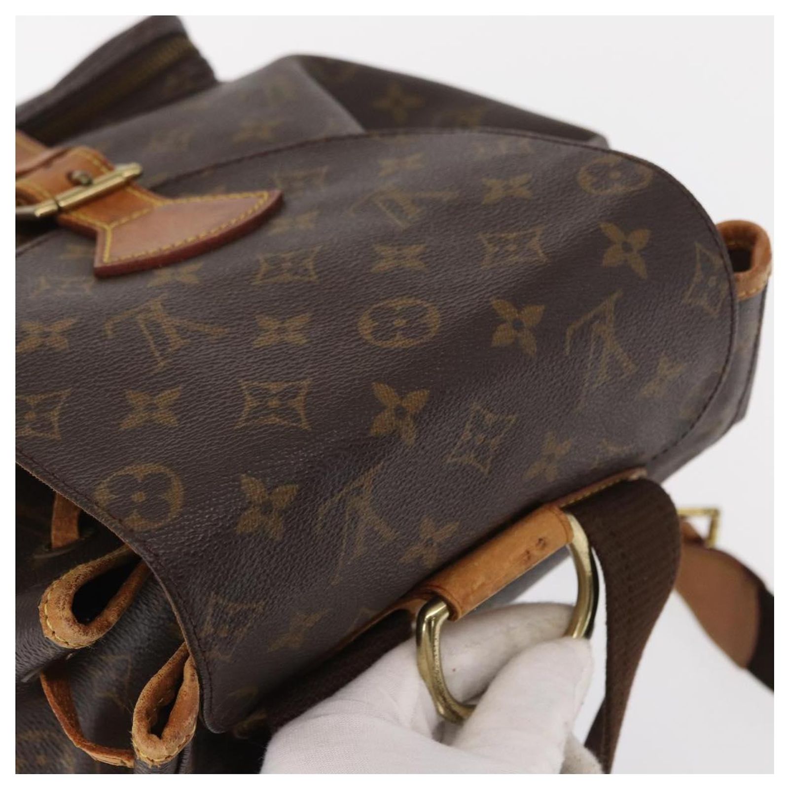 LOUIS VUITTON Monogram Montsouris GM Backpack M51135 LV Auth ka1201 LOUIS VUITTON Monogram Montsouris GM Backpack M51135 LV Auth  main image 4