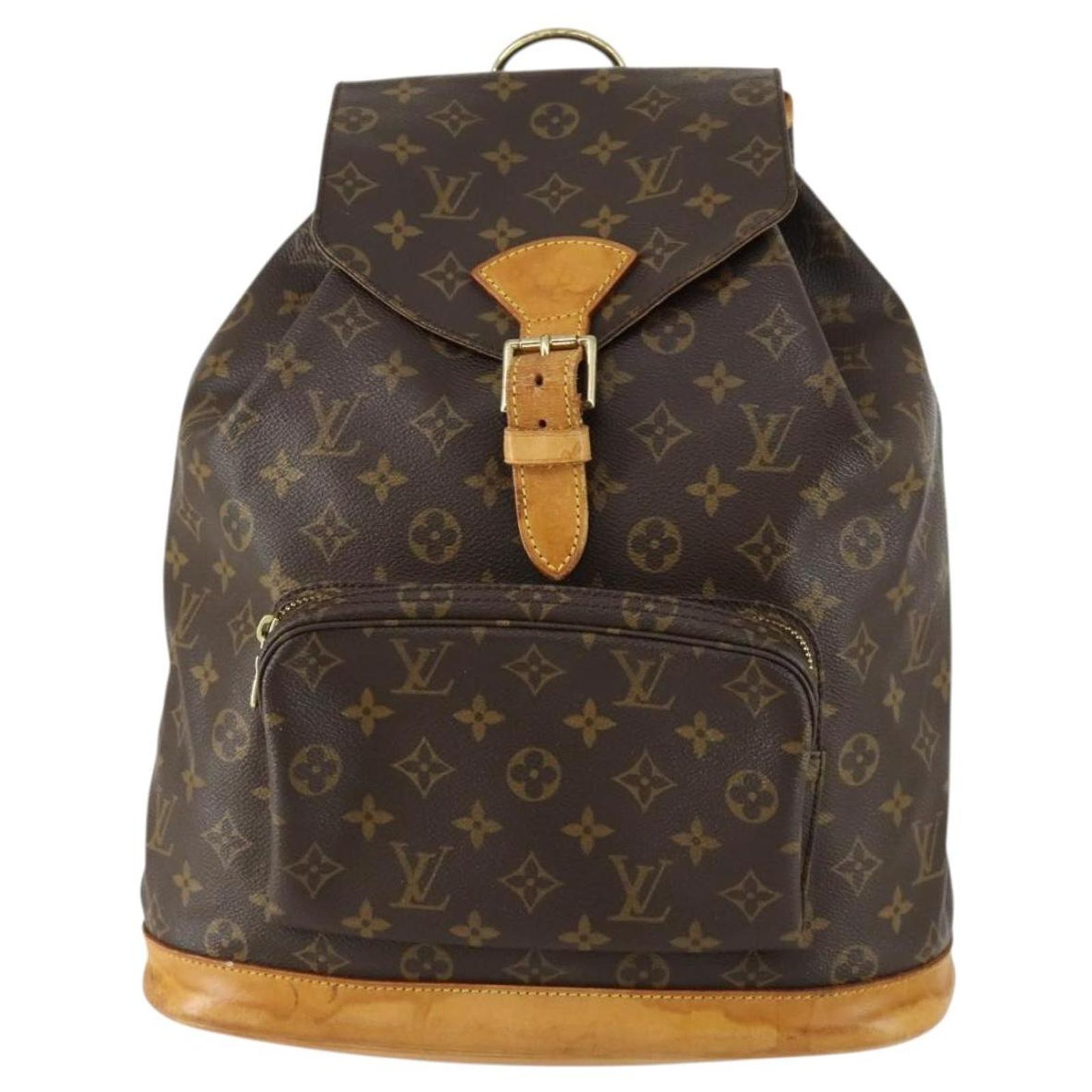 LOUIS VUITTON Monogram Montsouris GM Backpack M51135 LV Auth 183298 Dominic Puckerin | The Montsouris Backpack looks great in  main image 4