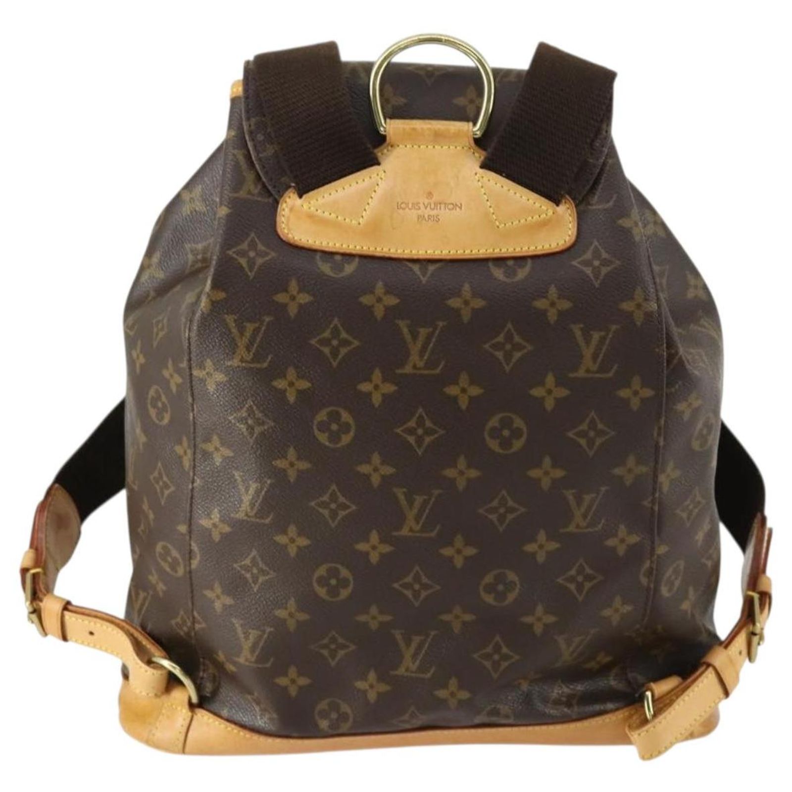 LOUIS VUITTON Monogram Montsouris GM Backpack M51135 LV Auth 183298 Dominic Puckerin | The Montsouris Backpack looks great in  main image 3