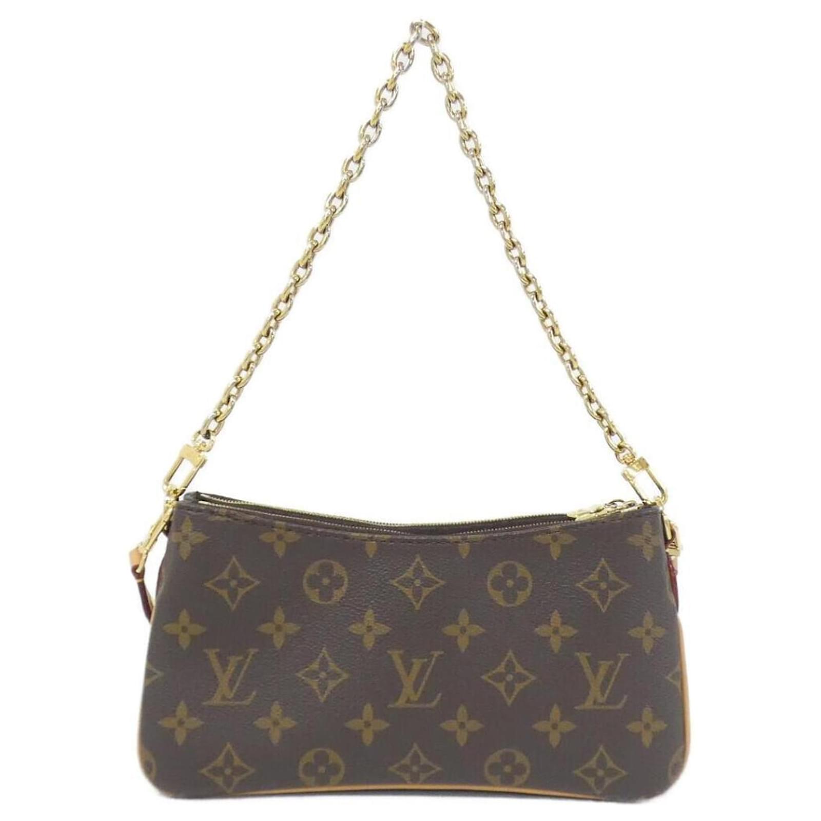 Louis Vuitton Monogram Pochette Liv M83008 Shoulder Bag Brown