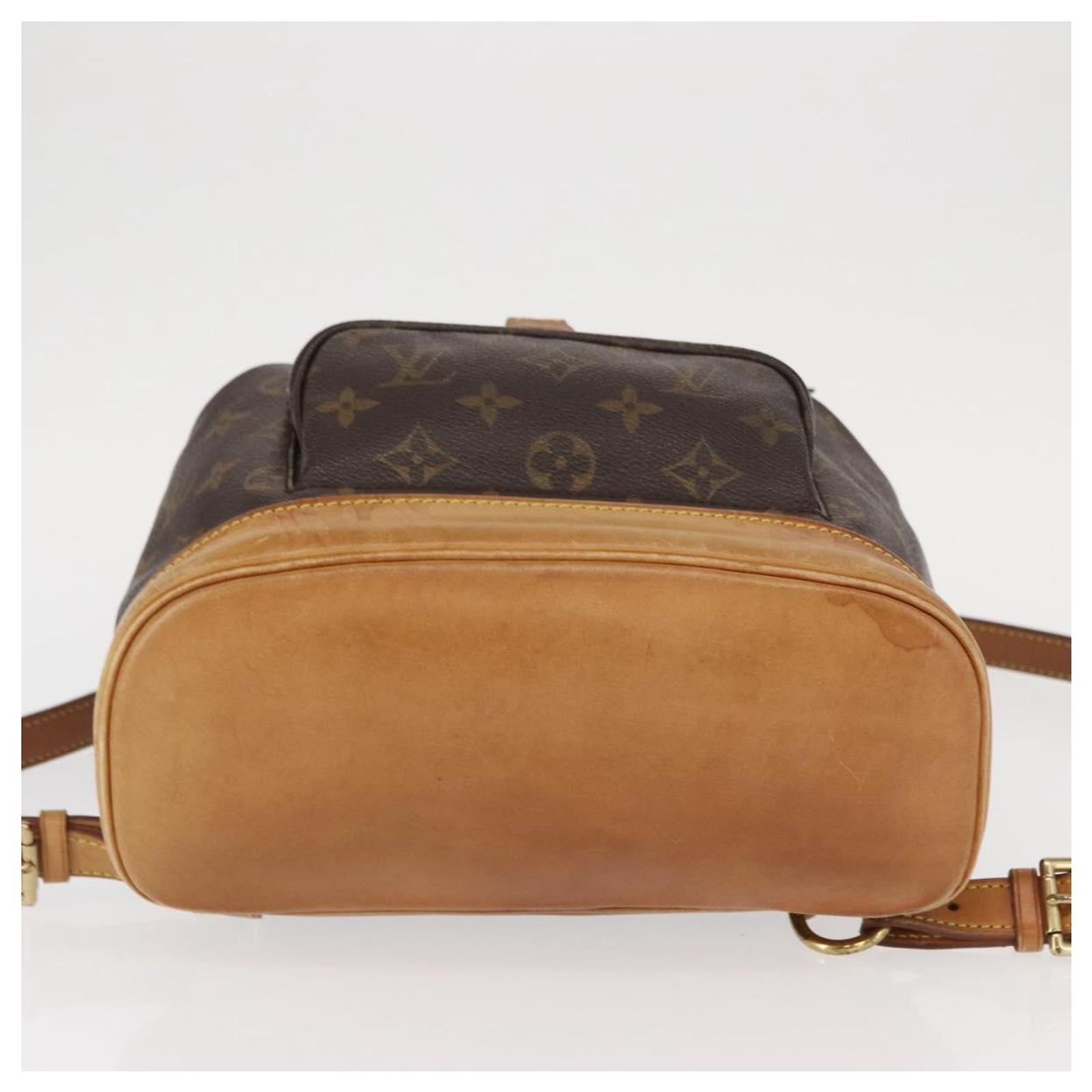 LOUIS VUITTON Monogram Montsouris MM Backpack M51136 LV Auth 