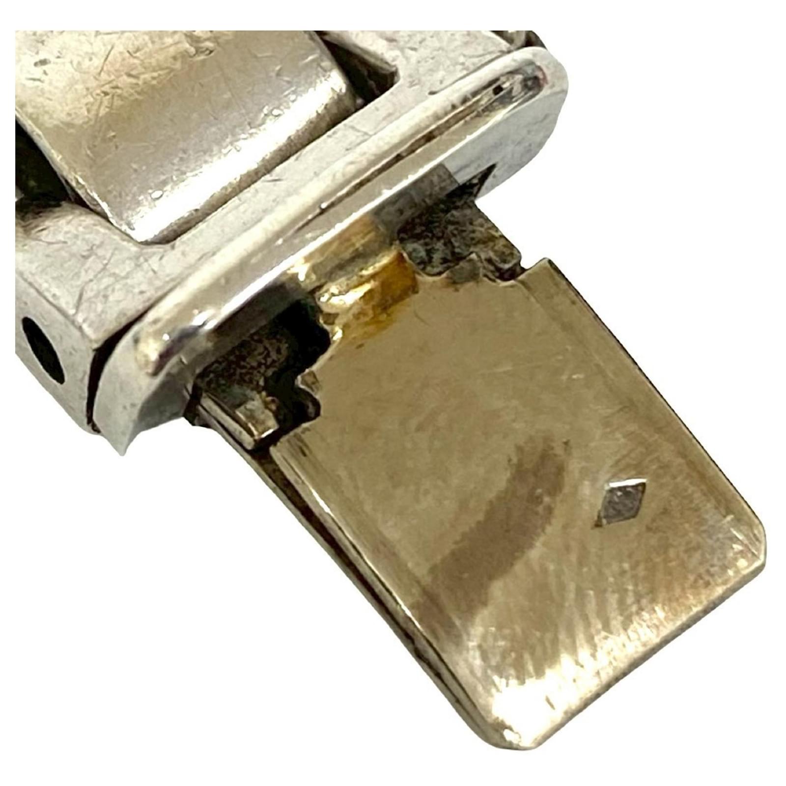 Hermès Hermes Luna Park Silver 925 Charm Bracelet Silvery ref