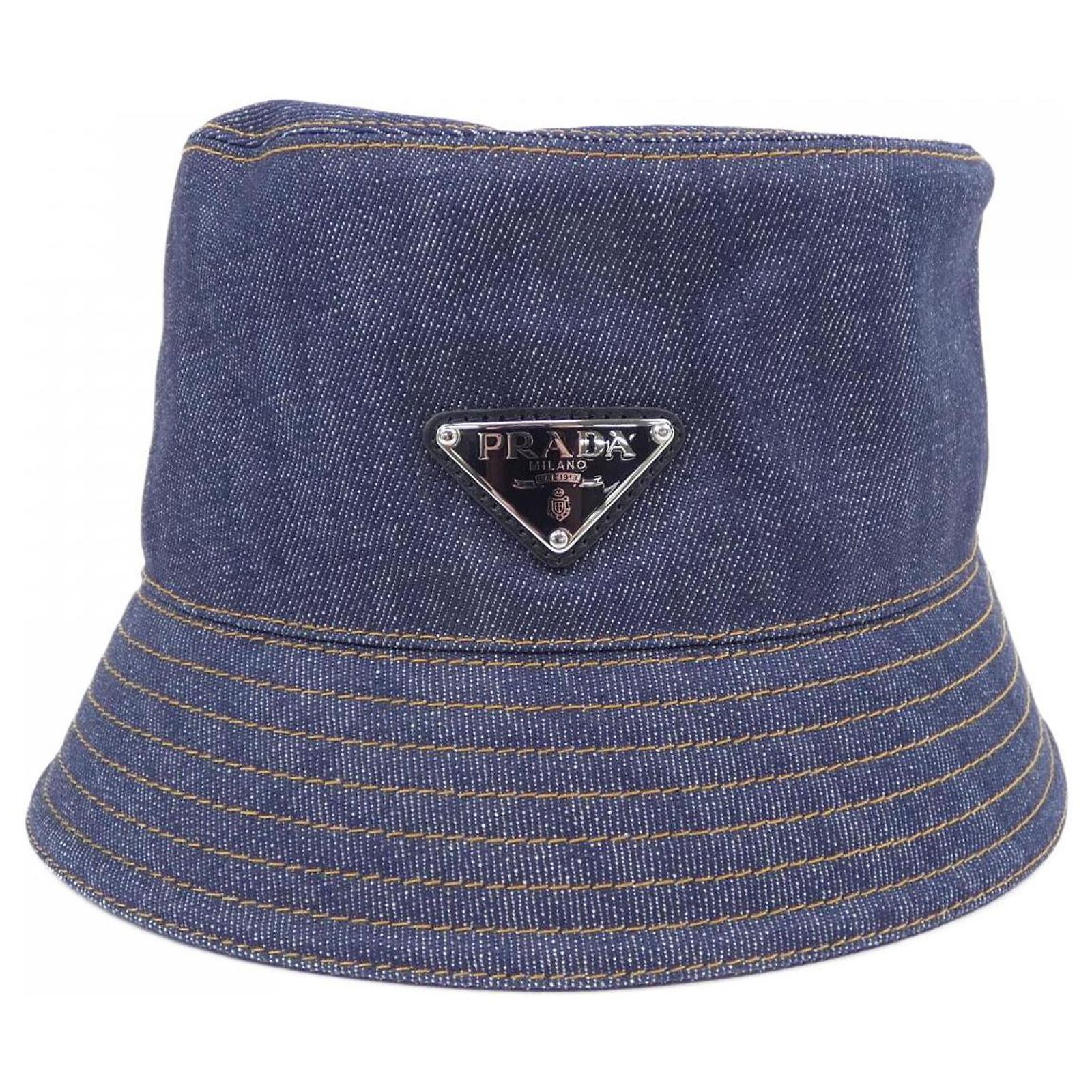 Prada 2HC137 Denim Hat Blue ref.2756296 - Joli Closet display picture 2