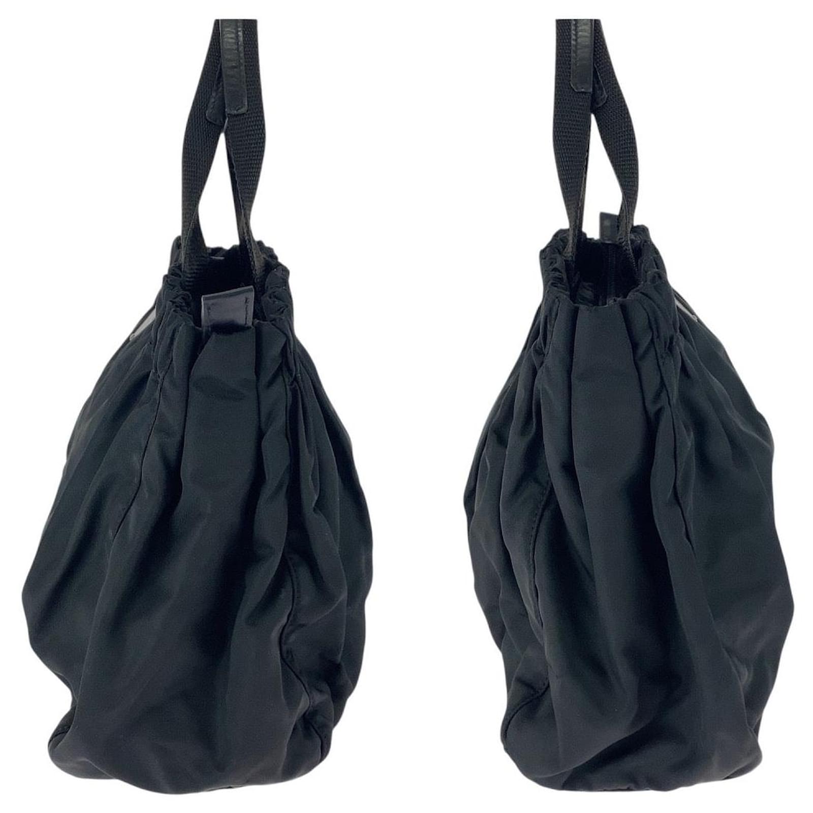 Prada Nylon Tessuto Logo Tote Bag Black ref.JC2757968 (Sold