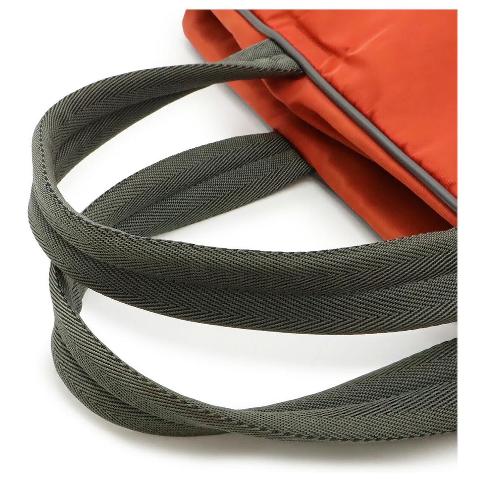 Prada Nylon Sports Boston Bag Orange ref.2757972 - Joli Closet