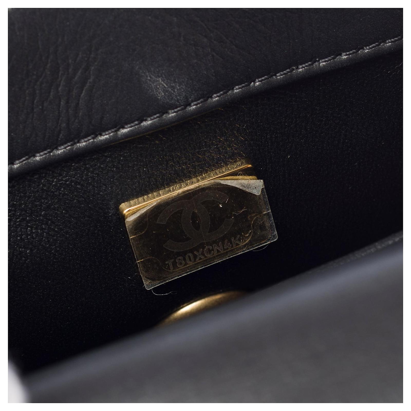 CHANEL Coco Handle Black Leather Bag - 103186 ref.JC2759581 (Sold
