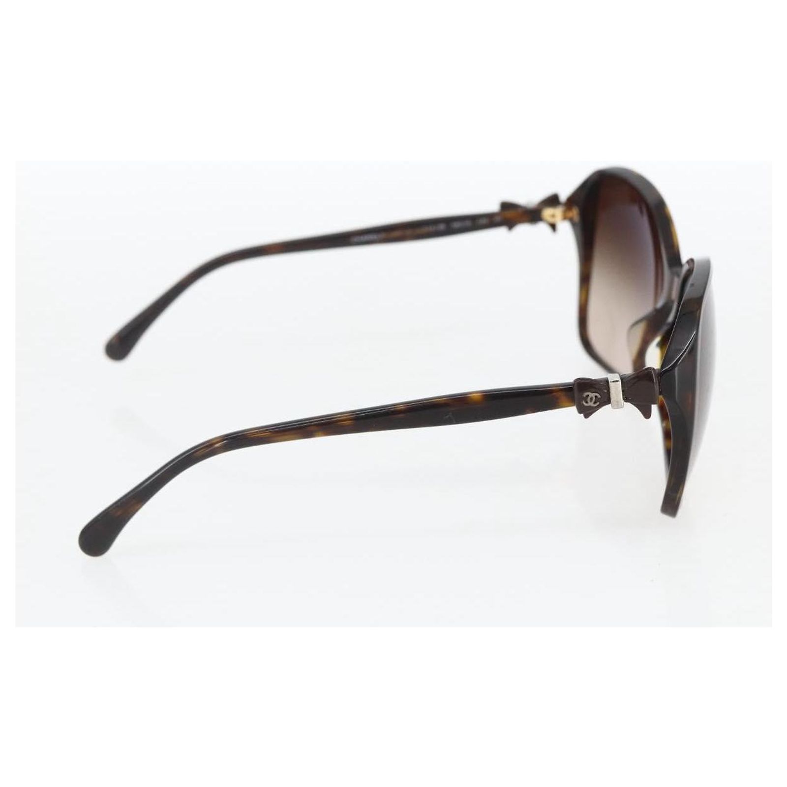 CHANEL Sunglasses plastic Brown CC Auth 159073 ref.2761030  display picture 3