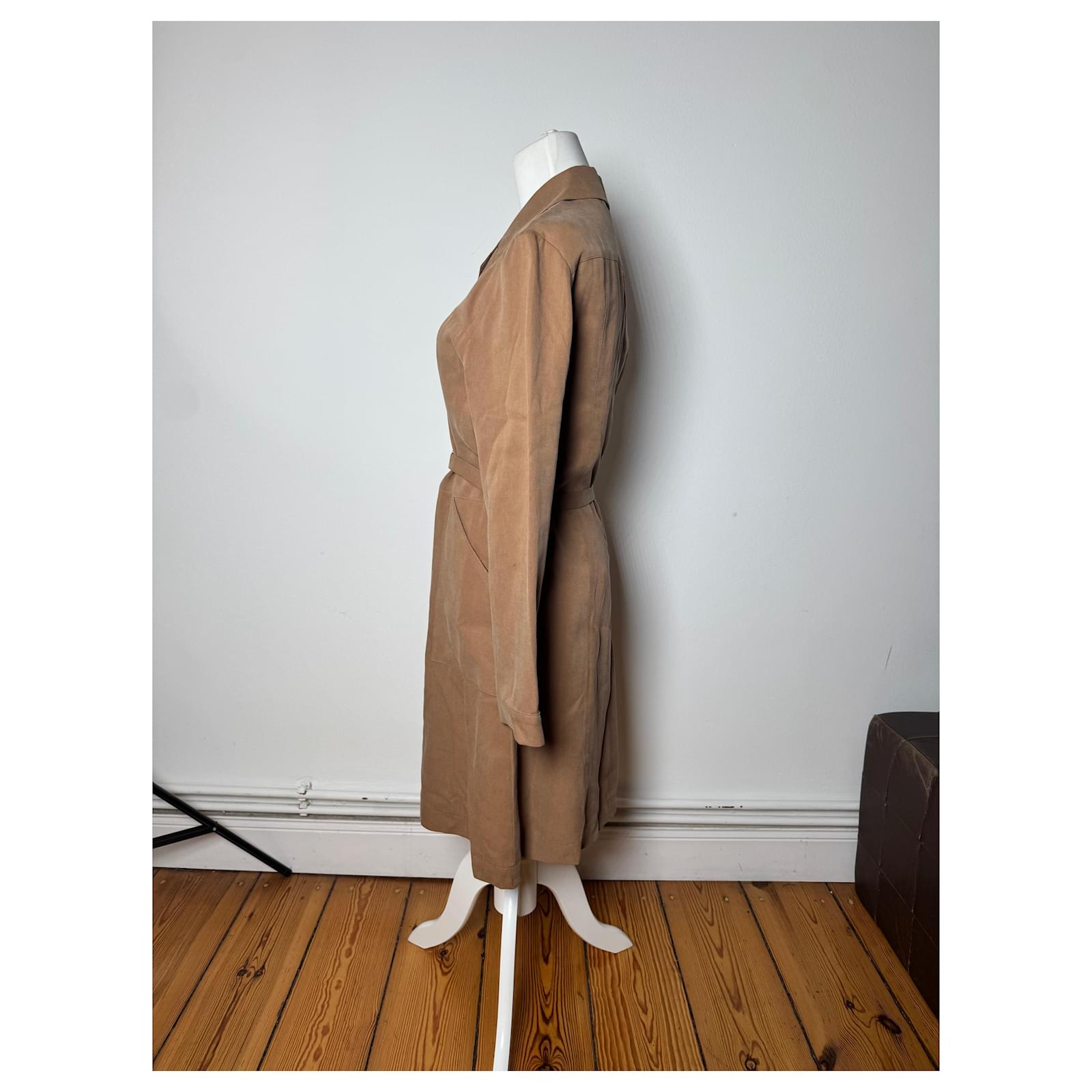 Chloé Vintage Chloe Trenchcoat L brown Cotton ref.2763455 - Joli