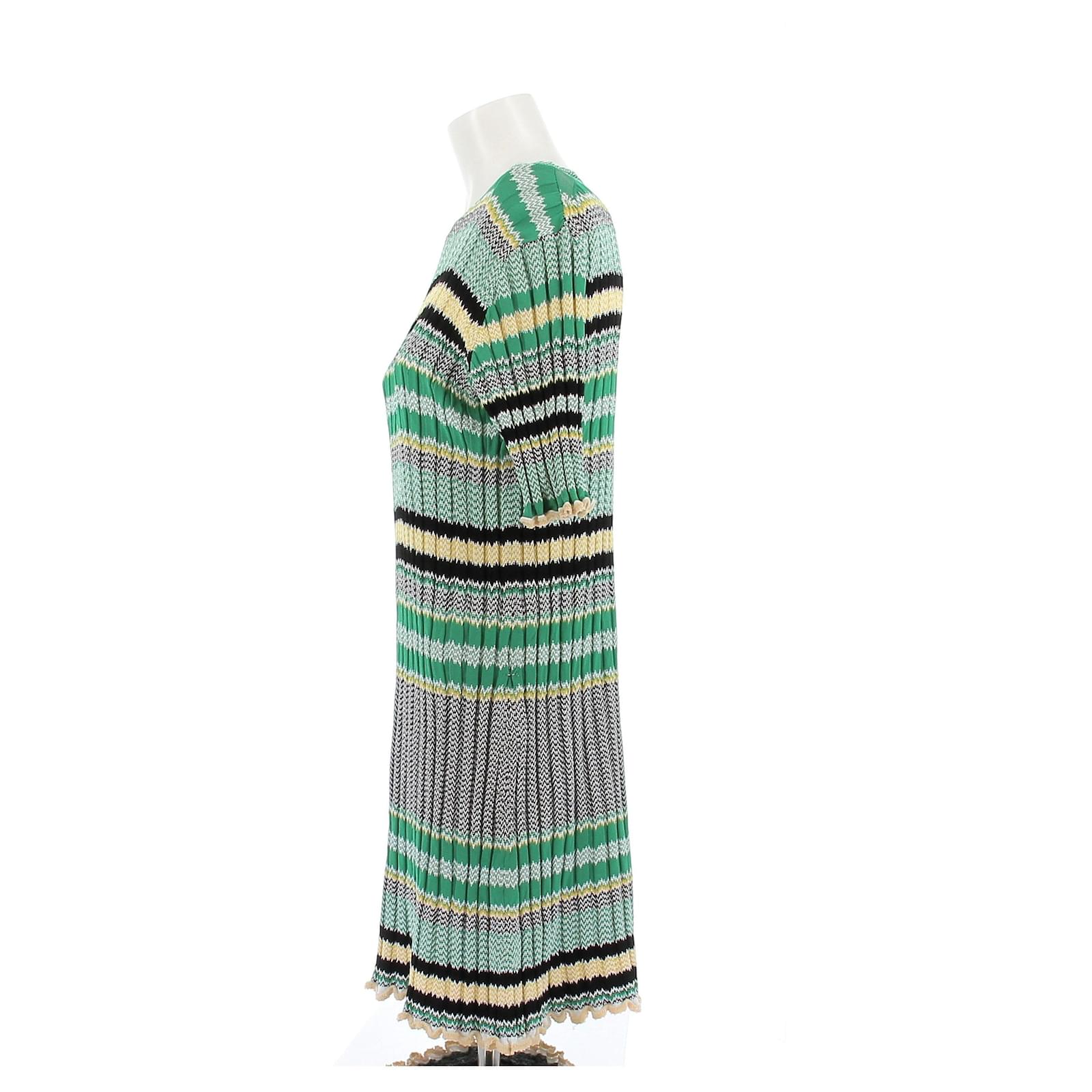 Cline Robe en maille Green Viscose ref.JC2778762 (Sold) - Joli Closet