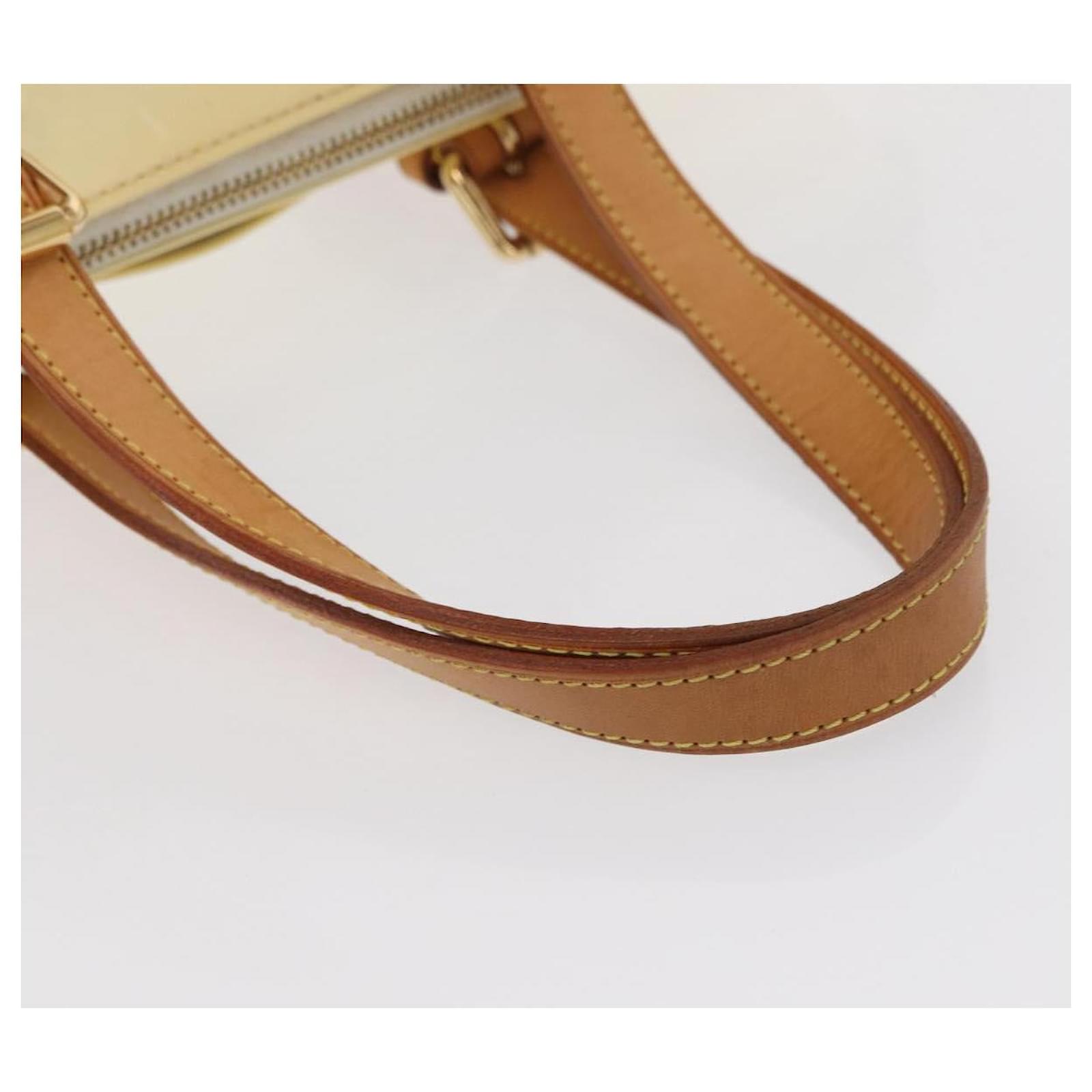 LOUIS VUITTON Monogram Vernis Rosewood Avenue Bag Perle M93508 LV