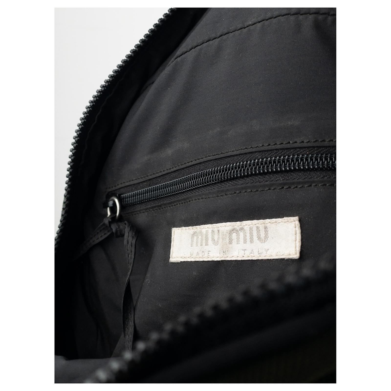 Miu Miu SS99 Tactical Sports Backpack Chest Rig Green ref