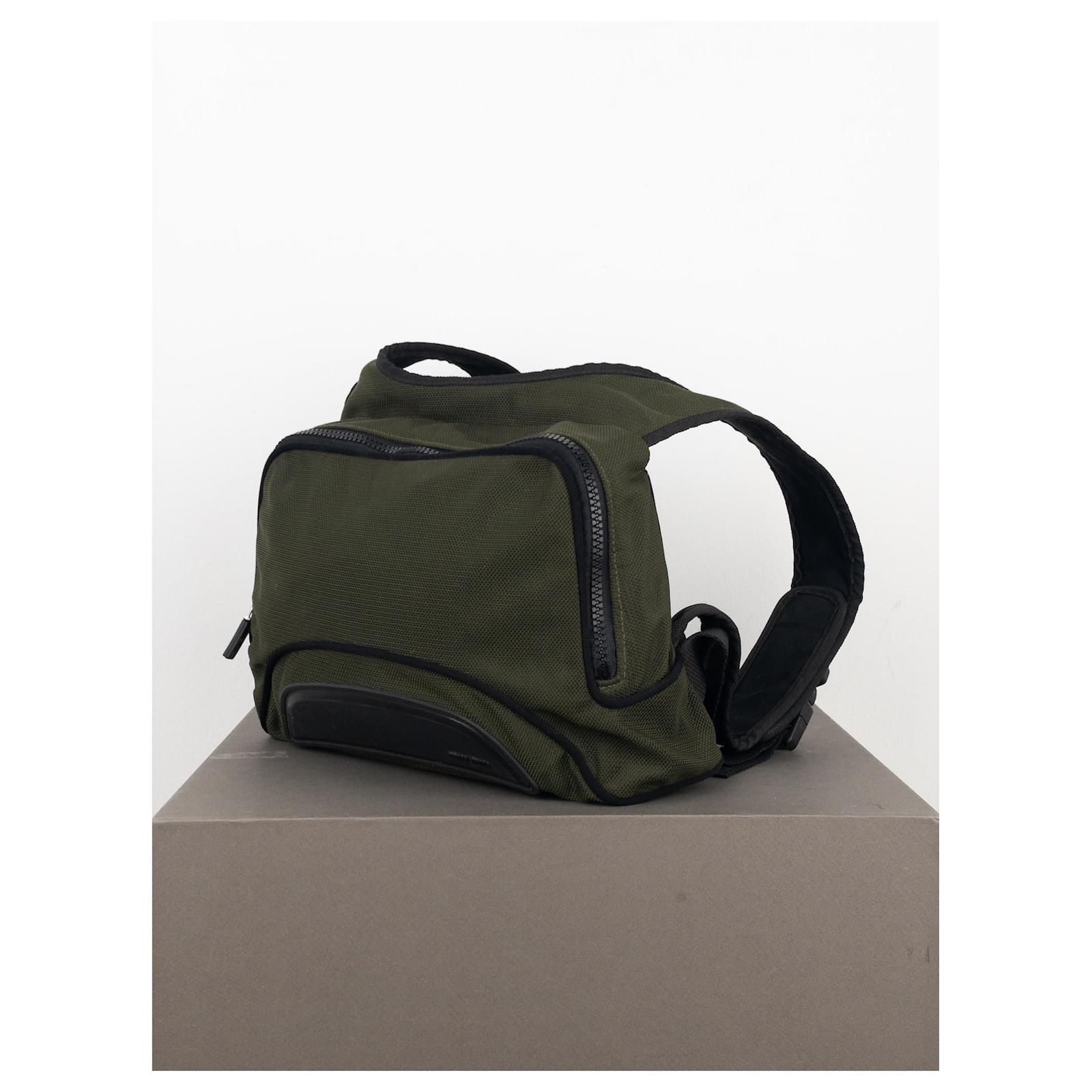 Miu Miu SS99 Tactical Sports Backpack Chest Rig Green ref