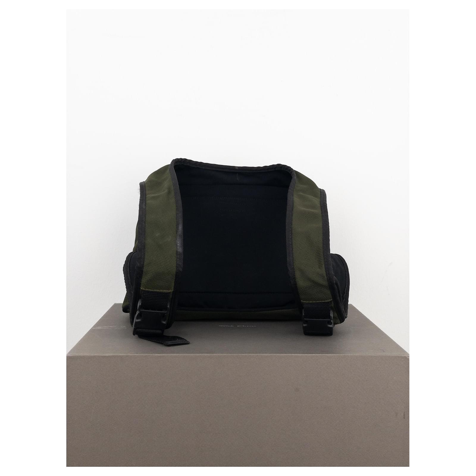 Miu Miu SS99 Tactical Sports Backpack Chest Rig Green ref