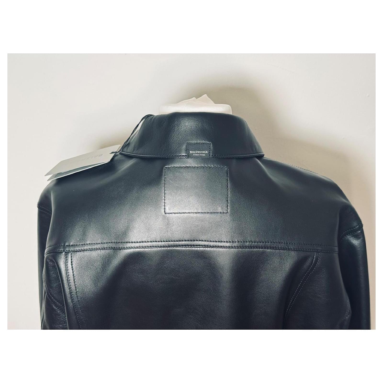 Balenciaga Garde-Robe unisex Oversized Black Leather ref.2792345