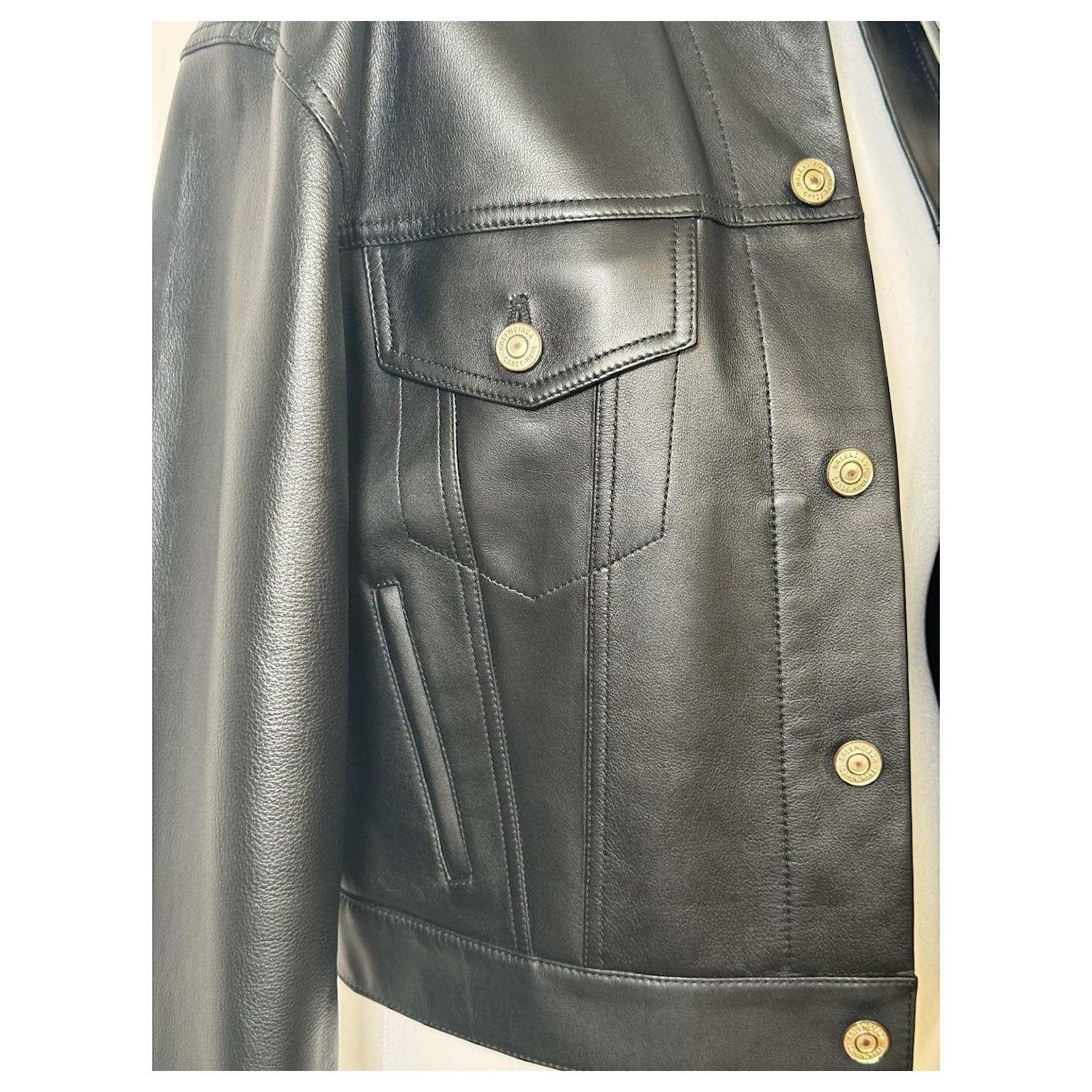 Balenciaga Garde-Robe unisex Oversized Black Leather ref.2792345