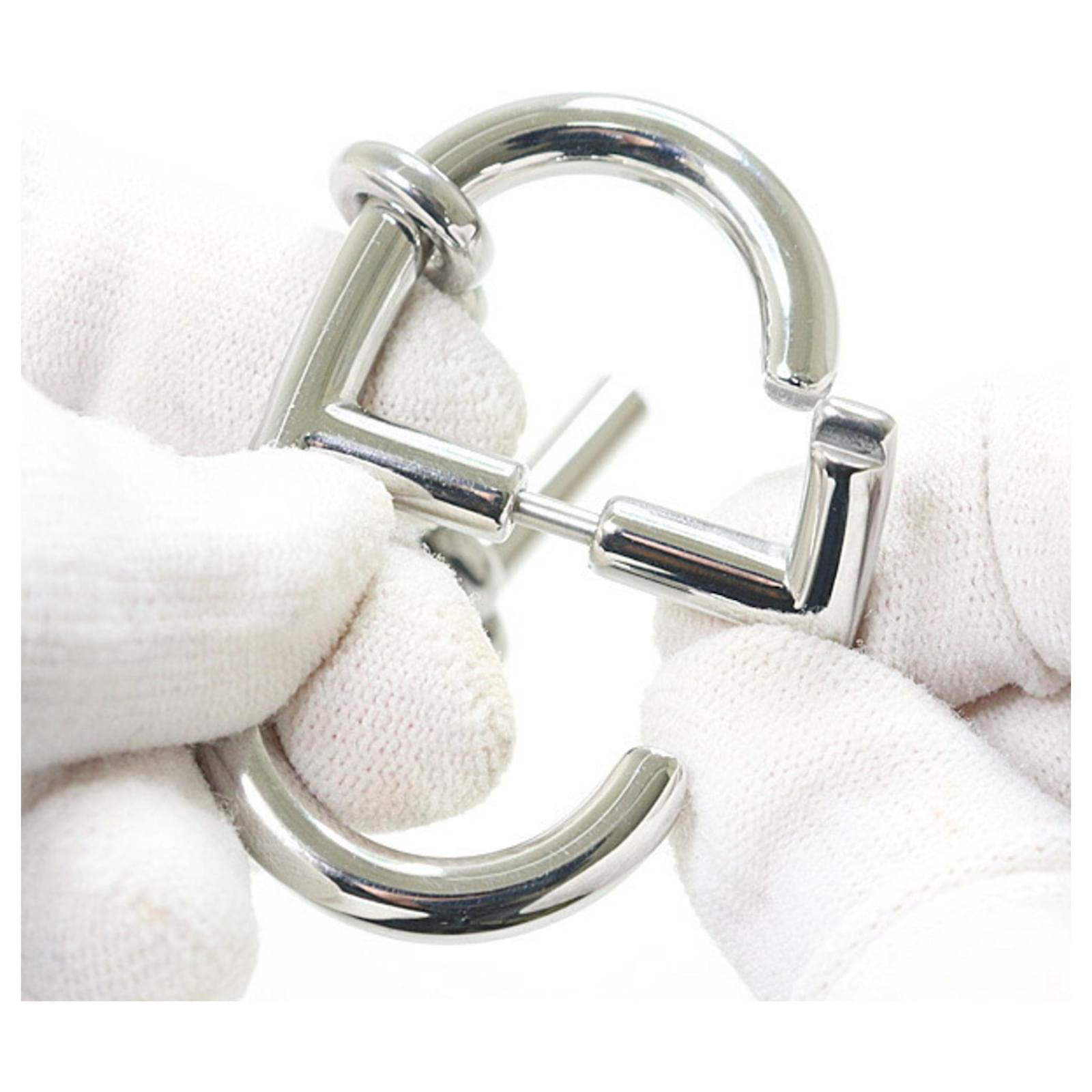 Hermès HERMES Keychain Chaine d'Ancre Metal Silvery Bag Charm Key