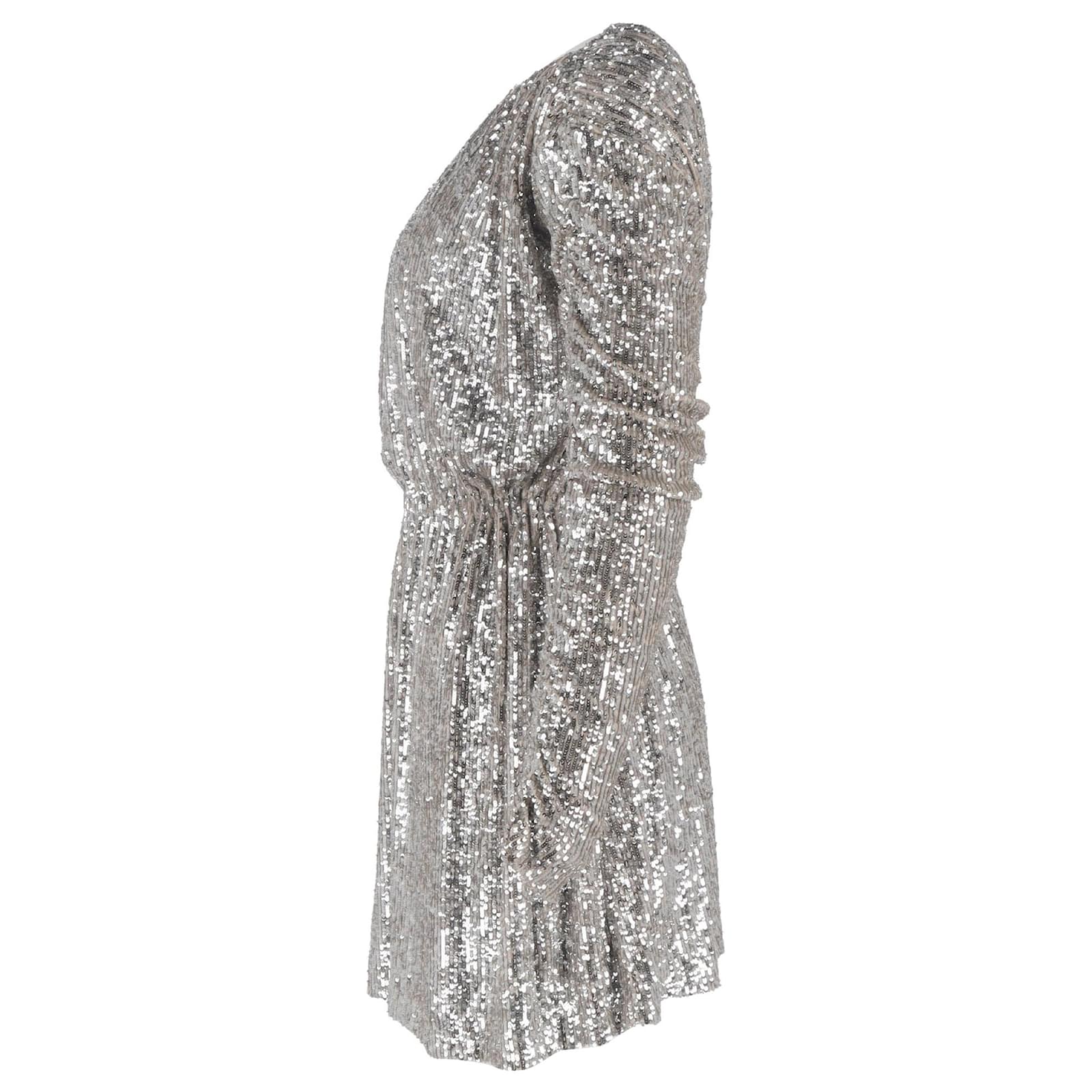 saint laurent metallic dress Saint Laurent