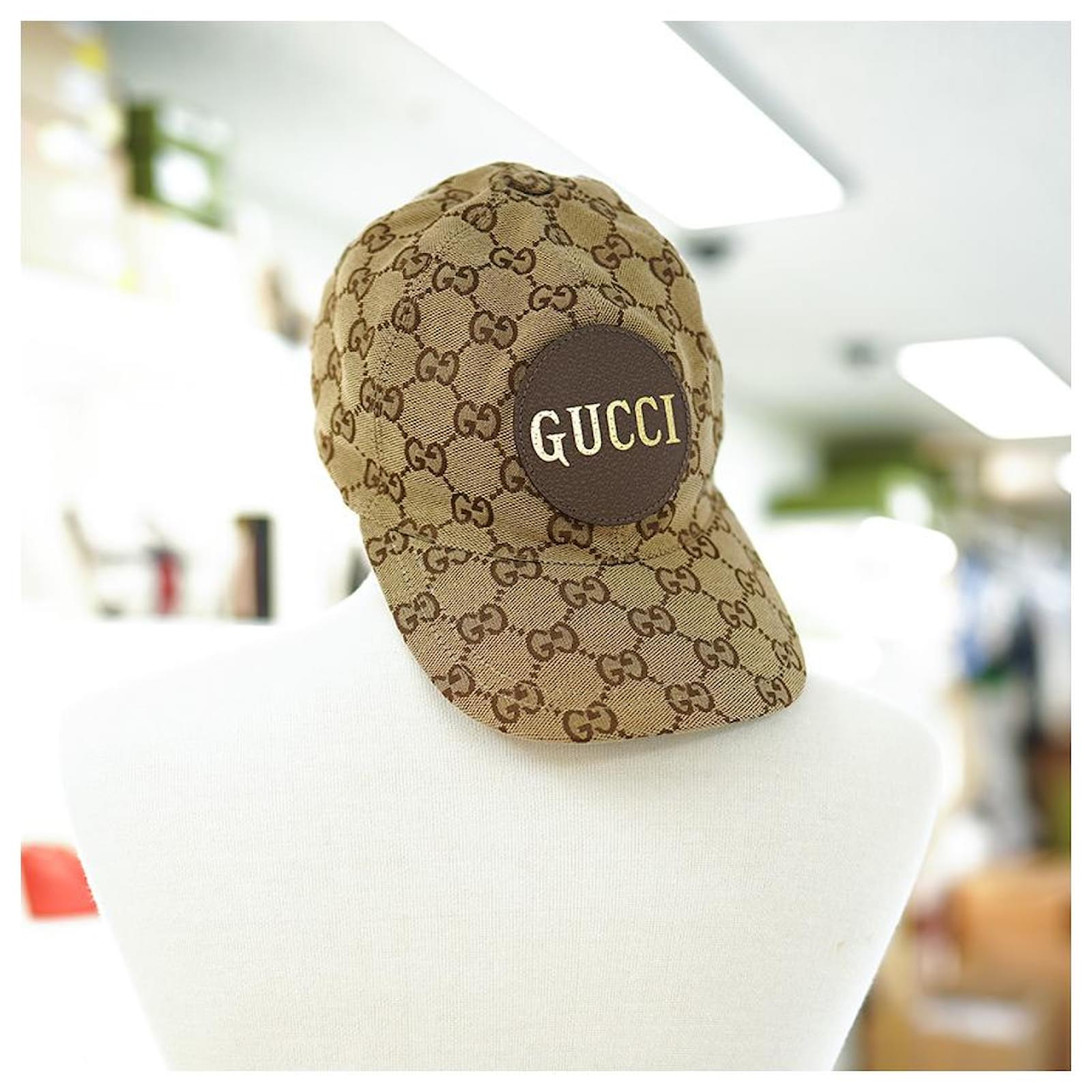 gucci beige gucci brown cap