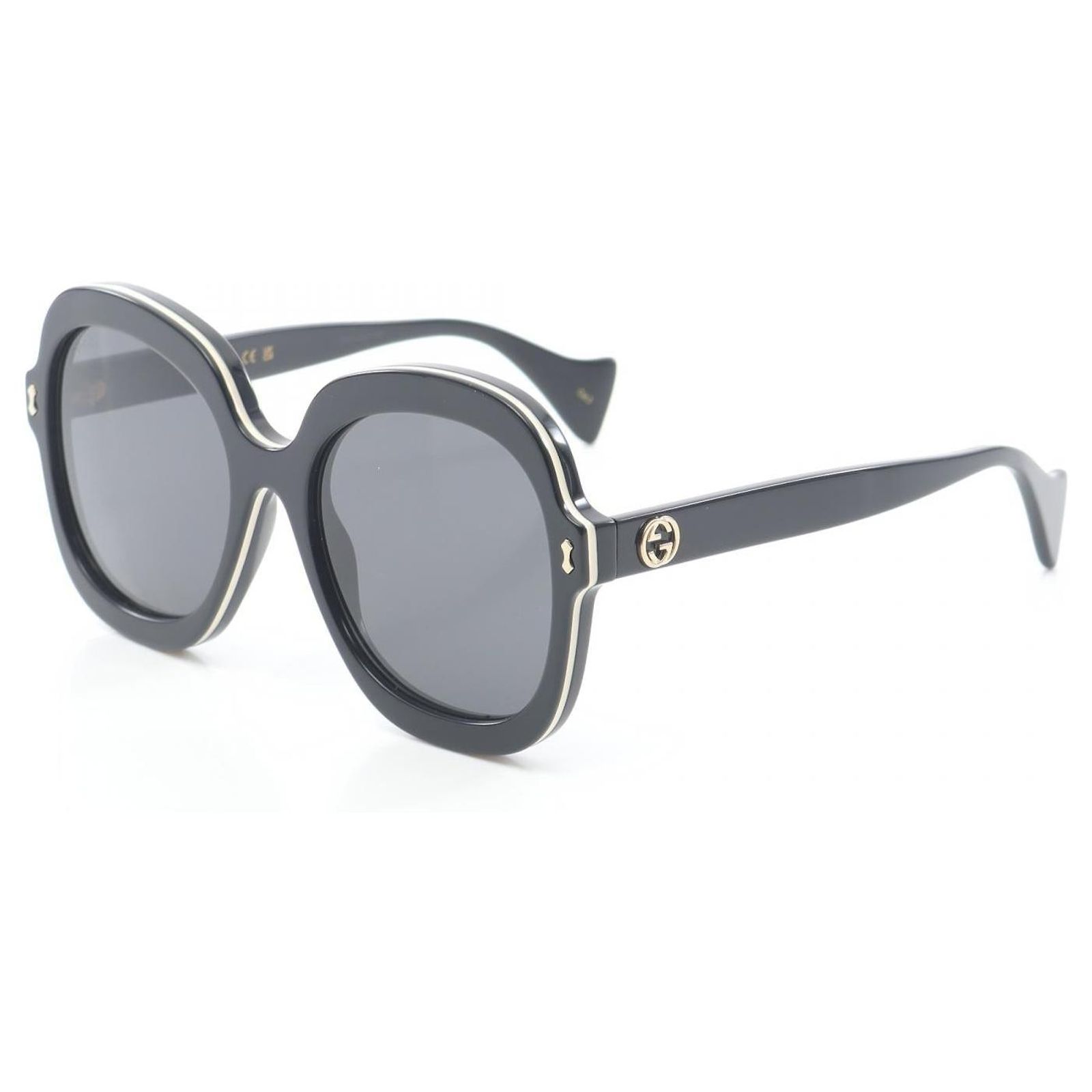 Gucci GG1240S-001 Sunglasses Black Plastic ref.2864276 