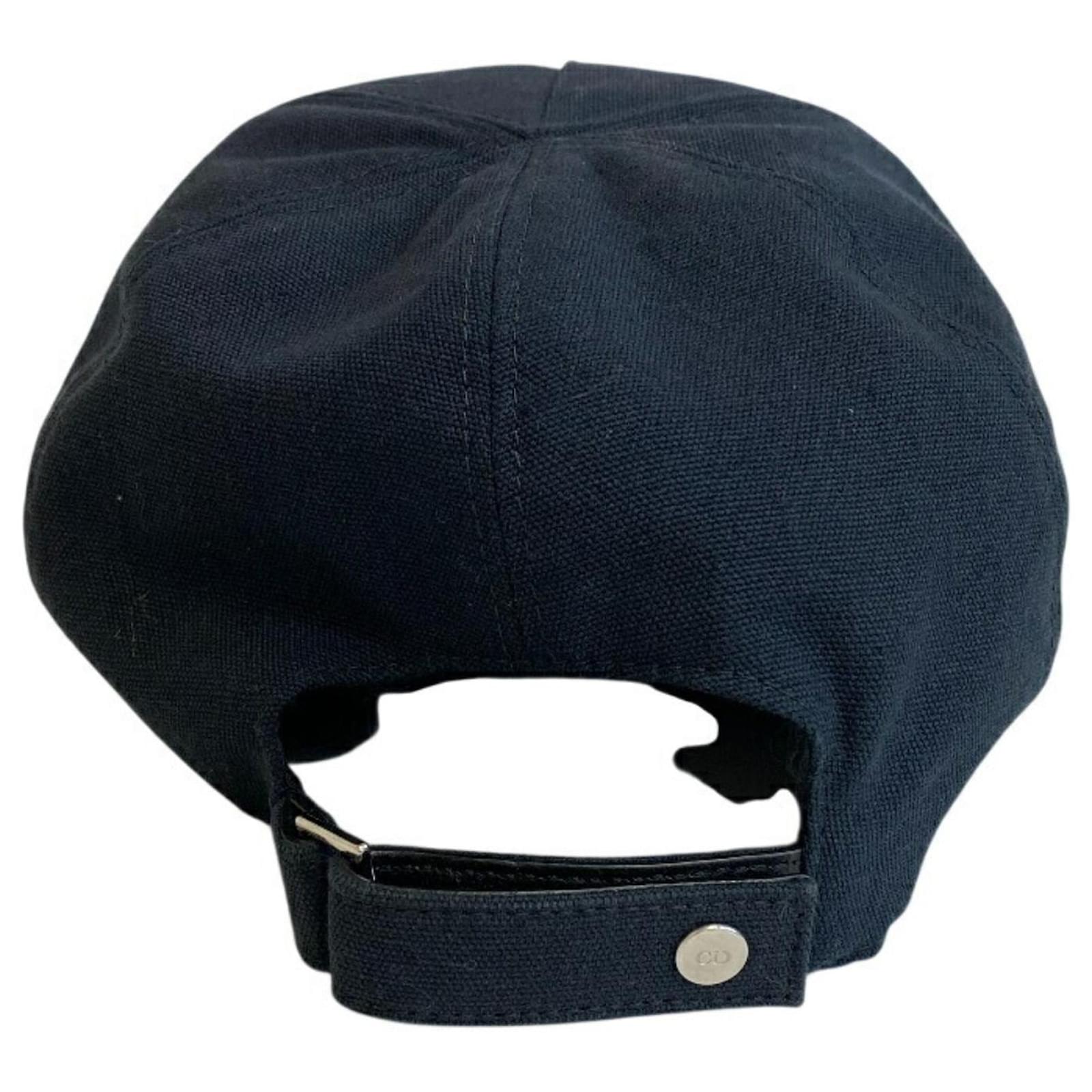 Christian Dior Women's Charm Cap Hat Black Cotton ref.JC2873193
