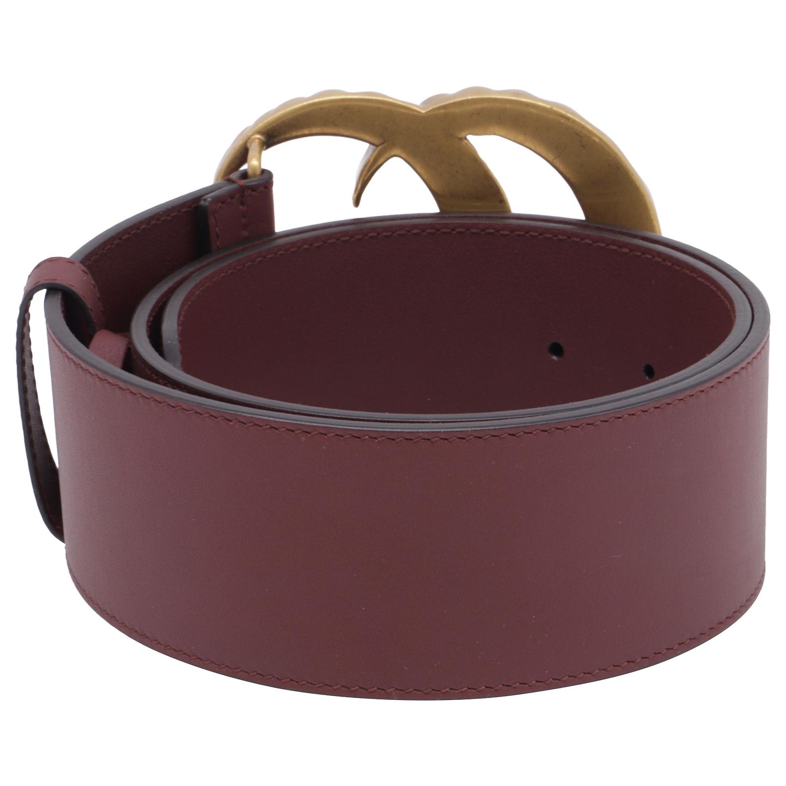 GUCCI GG Red Crystal Embellished Skinny Leather Belt 100 40 GUCCI Leather belt | NET-A-PORTER main image 2