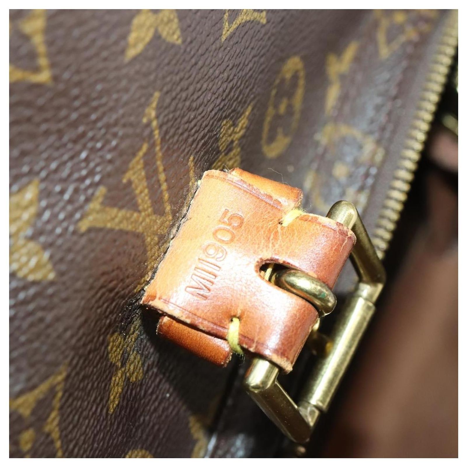 LOUIS VUITTON Monogram Montsouris GM Backpack M51135 LV Auth 