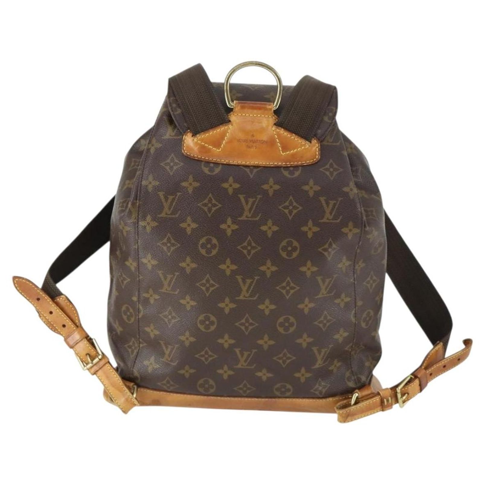 LOUIS VUITTON Monogram Montsouris GM Backpack M51135 LV Auth  display picture 1