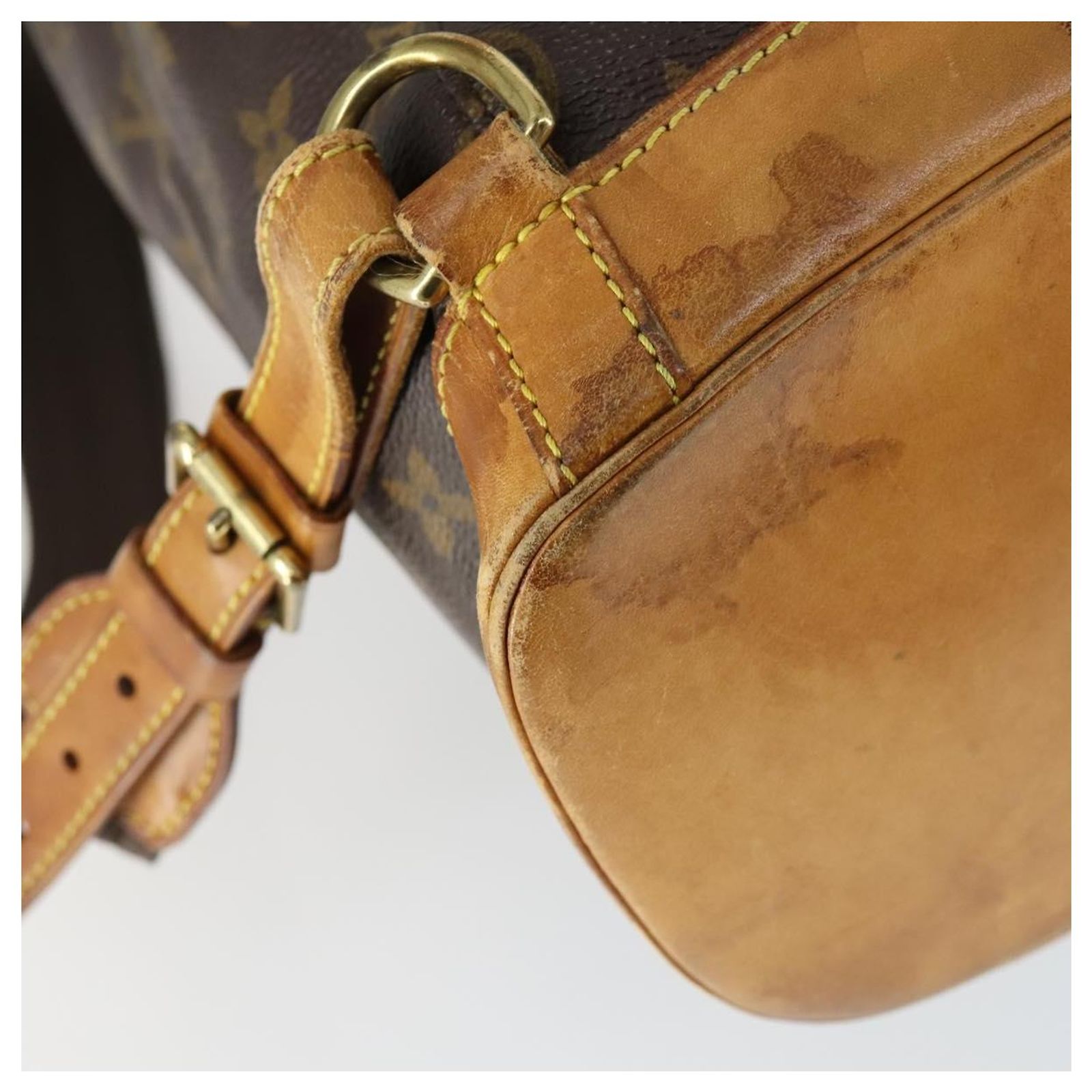 LOUIS VUITTON Monogram Montsouris GM Backpack M51135 LV Auth 