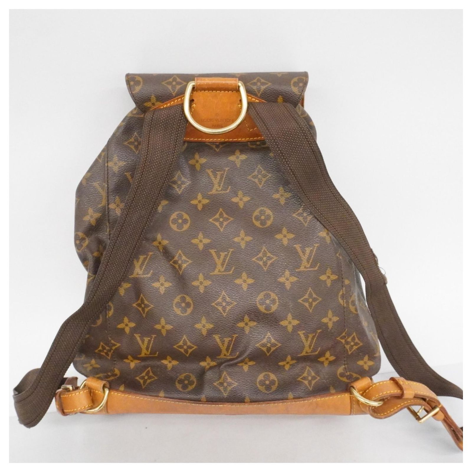 Louis Vuitton Monogram Montsouris GM Backpack M51135 Brown  display picture 3