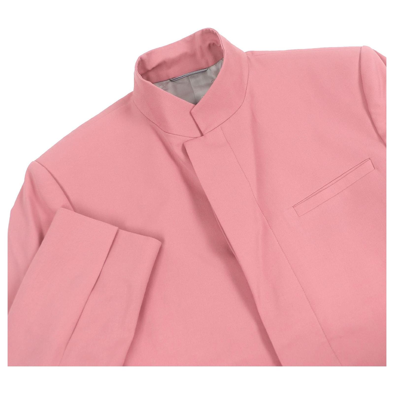【稀少】Dior Cactus Jack Officer Wool Jacket Dior×Cactus Jack Officer collar Wool Jacket Pink ref.2901560