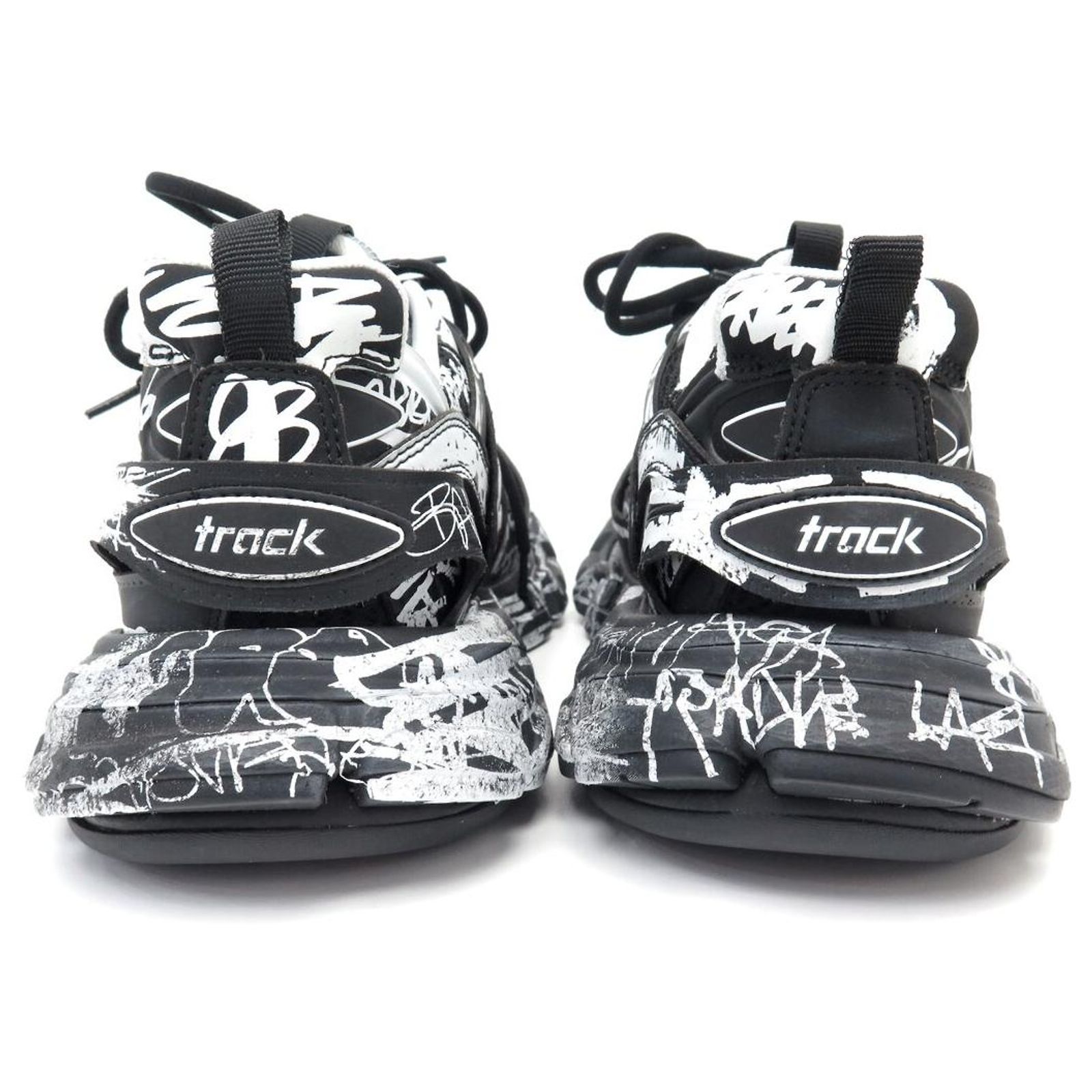 NEW BALENCIAGA TRACK GRAFFITI 542436 40 IT 41 FR SNEAKERS SHOES 