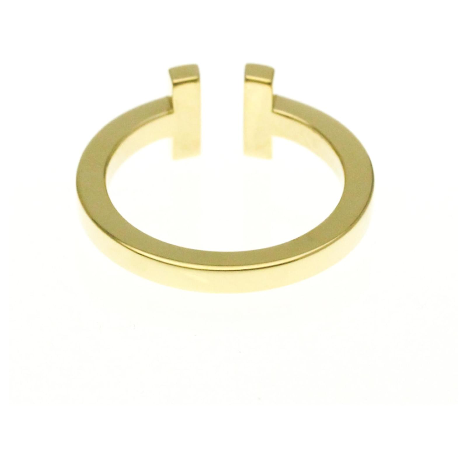 Tiffany & Co Tiffany T-square Band Ring Golden Yellow gold ref.2904074 ...