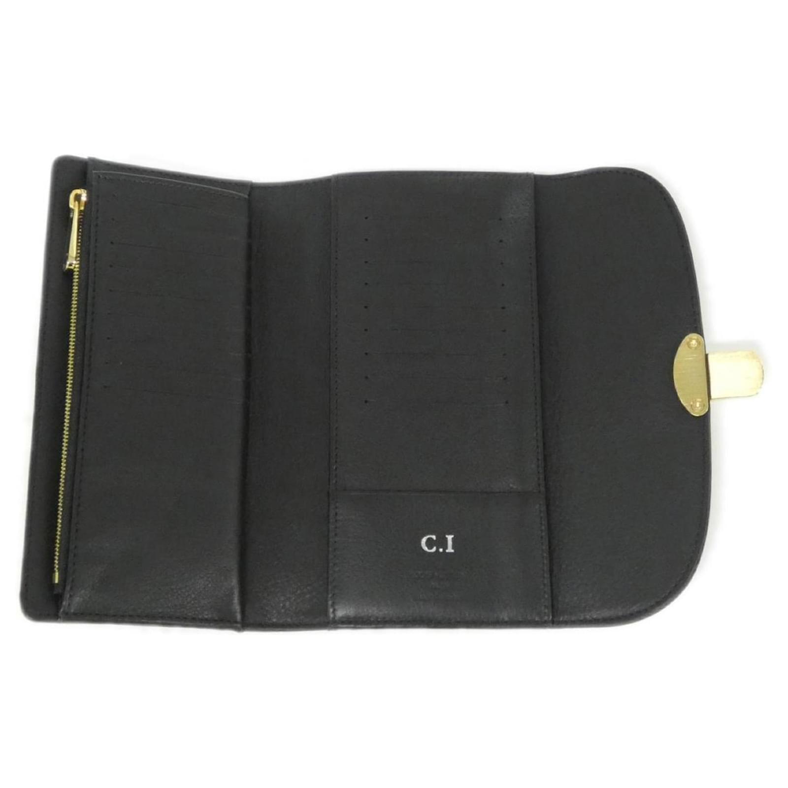 Portefeuille Amelia Mahina de Louis Vuitton Cuir Noir ref.2907638 ...