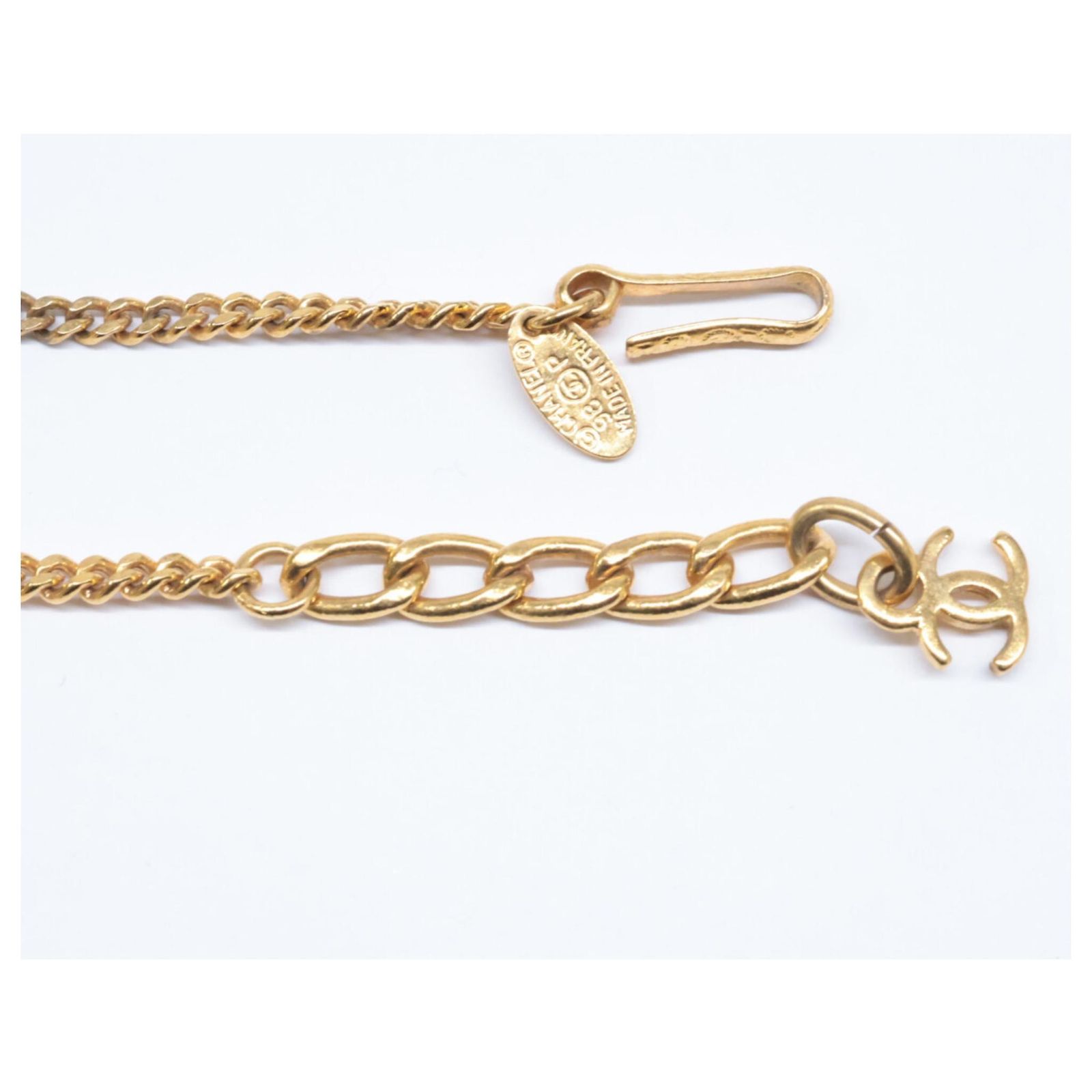 Chanel Coco Mark Soccer Ball Motif Charm Bracelet White  display picture 1