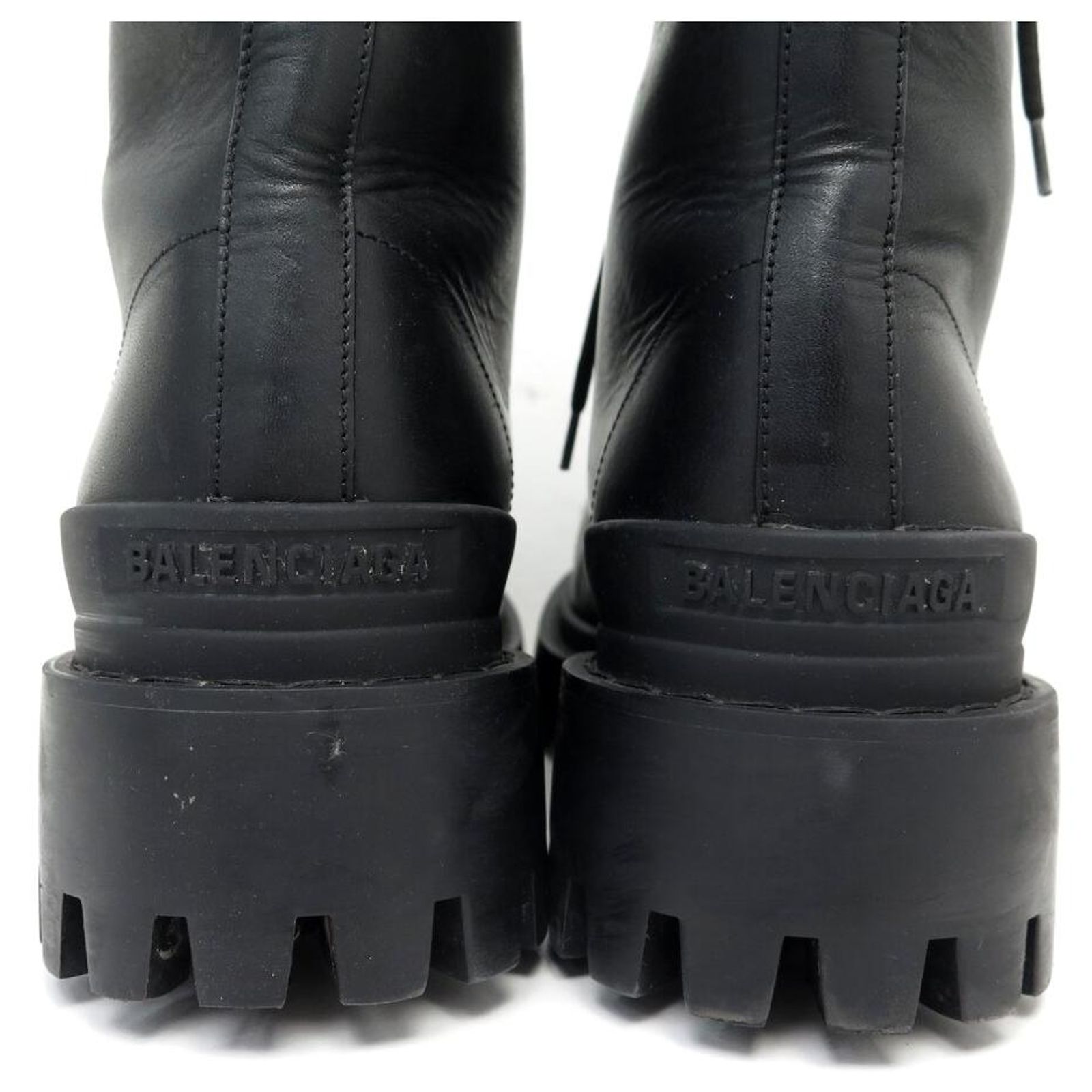 BALENCIAGA MASTER COMBAT BOOTS 664709 40.5 41.5 RANGERS SHOES 