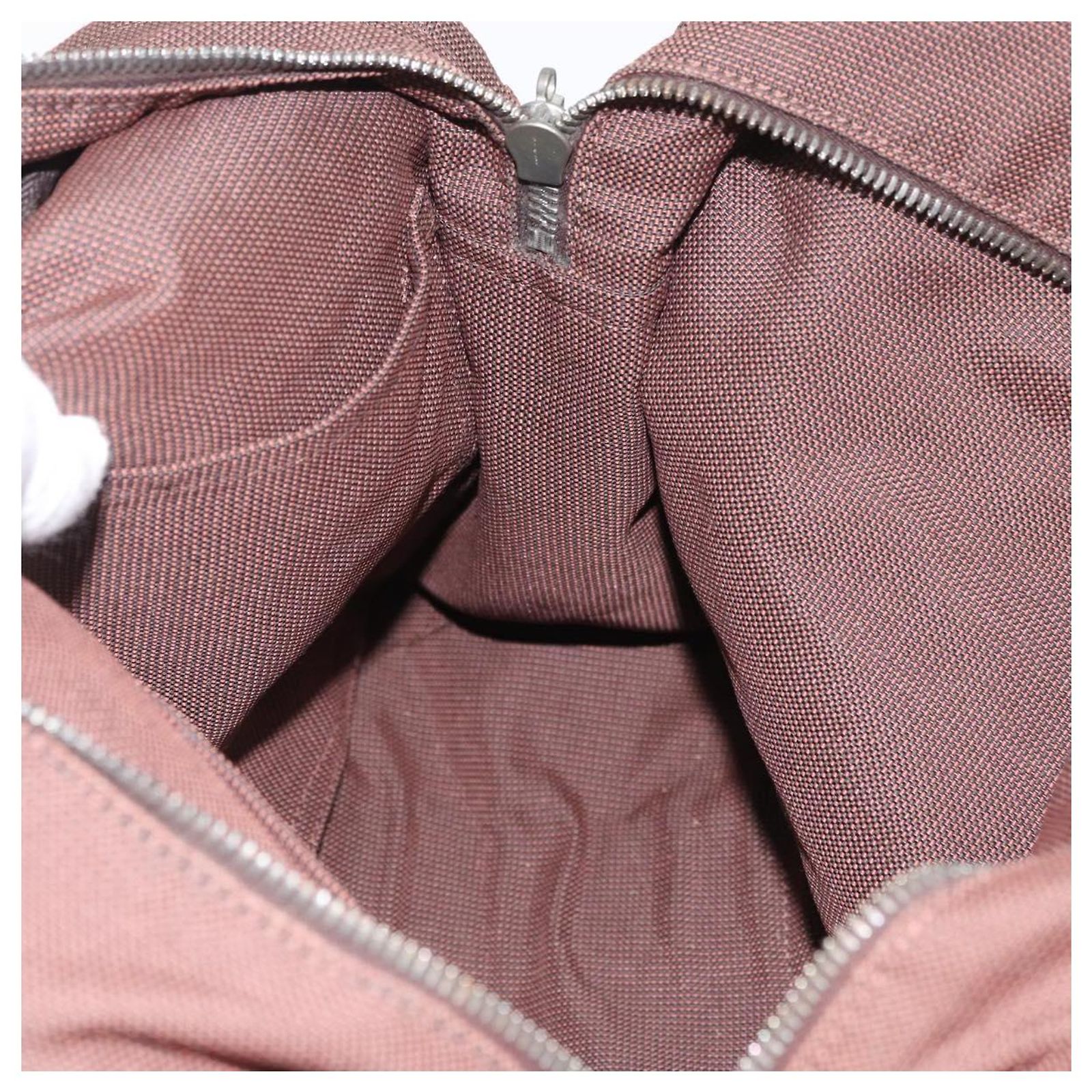 Hermès HERMES Her Line Sac A Dos Backpack Canvas Brown 