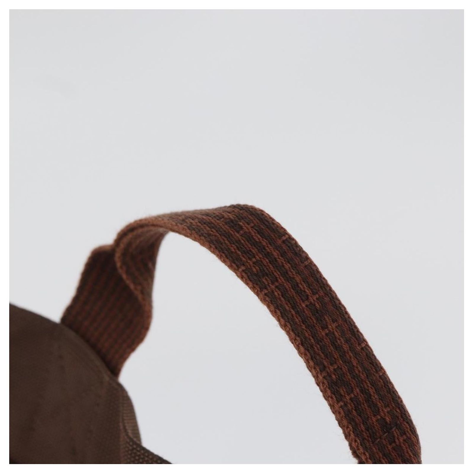 Hermès HERMES Her Line Sac A Dos Backpack Canvas Brown  display picture 1