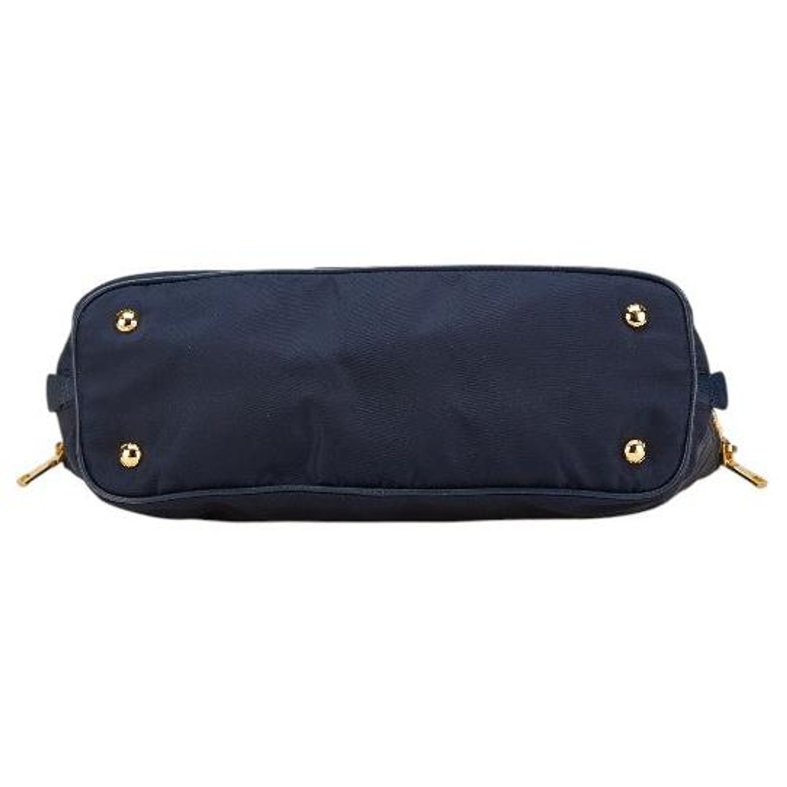 Tote Prada Nylon Leather 2way Bag Blue Navy blue ref.2999326 