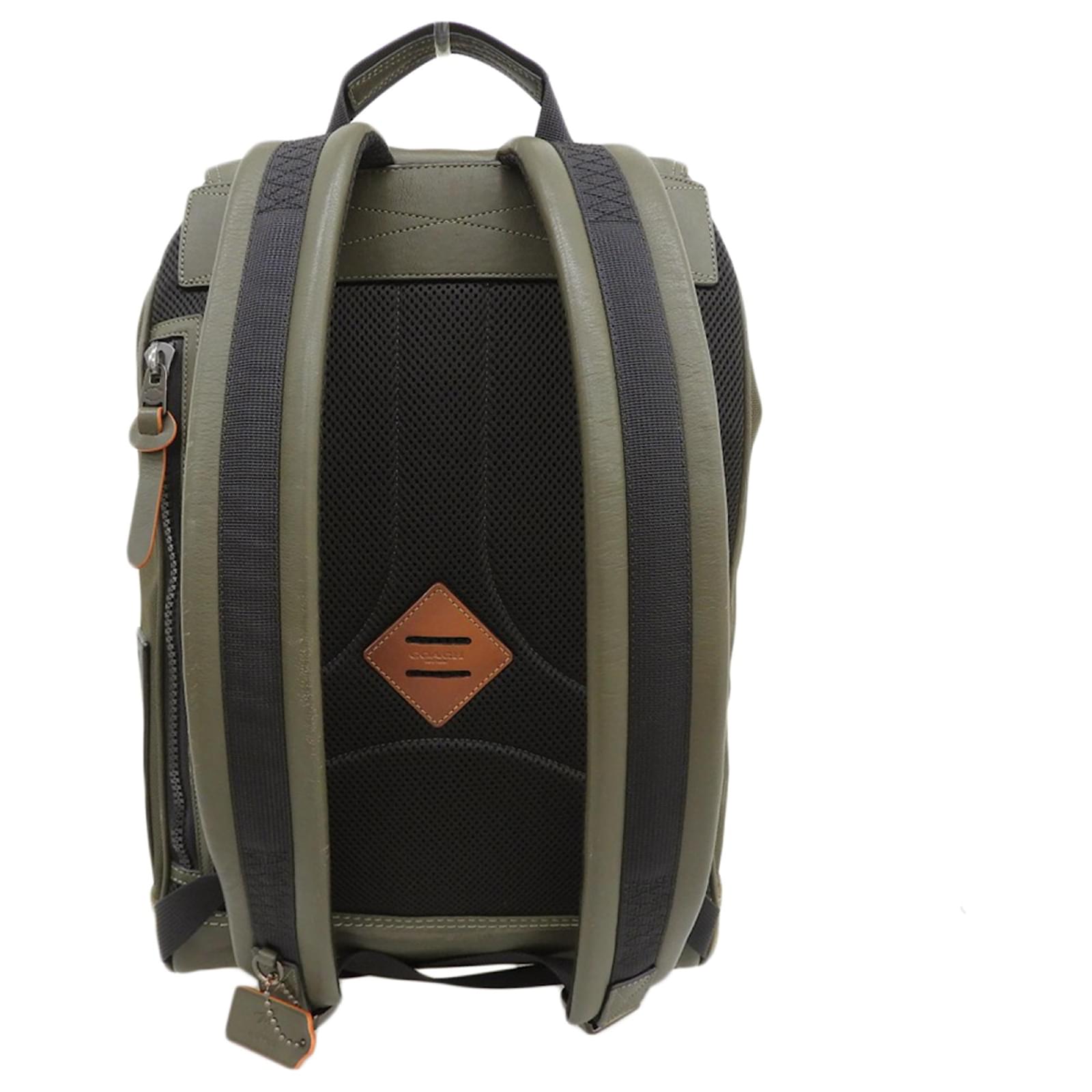 coach backpack naruto COACH x Michael B. Jordan Naruto Shippuden Canvas Leather Suede Backpack  Khaki Cloth ref.3020608